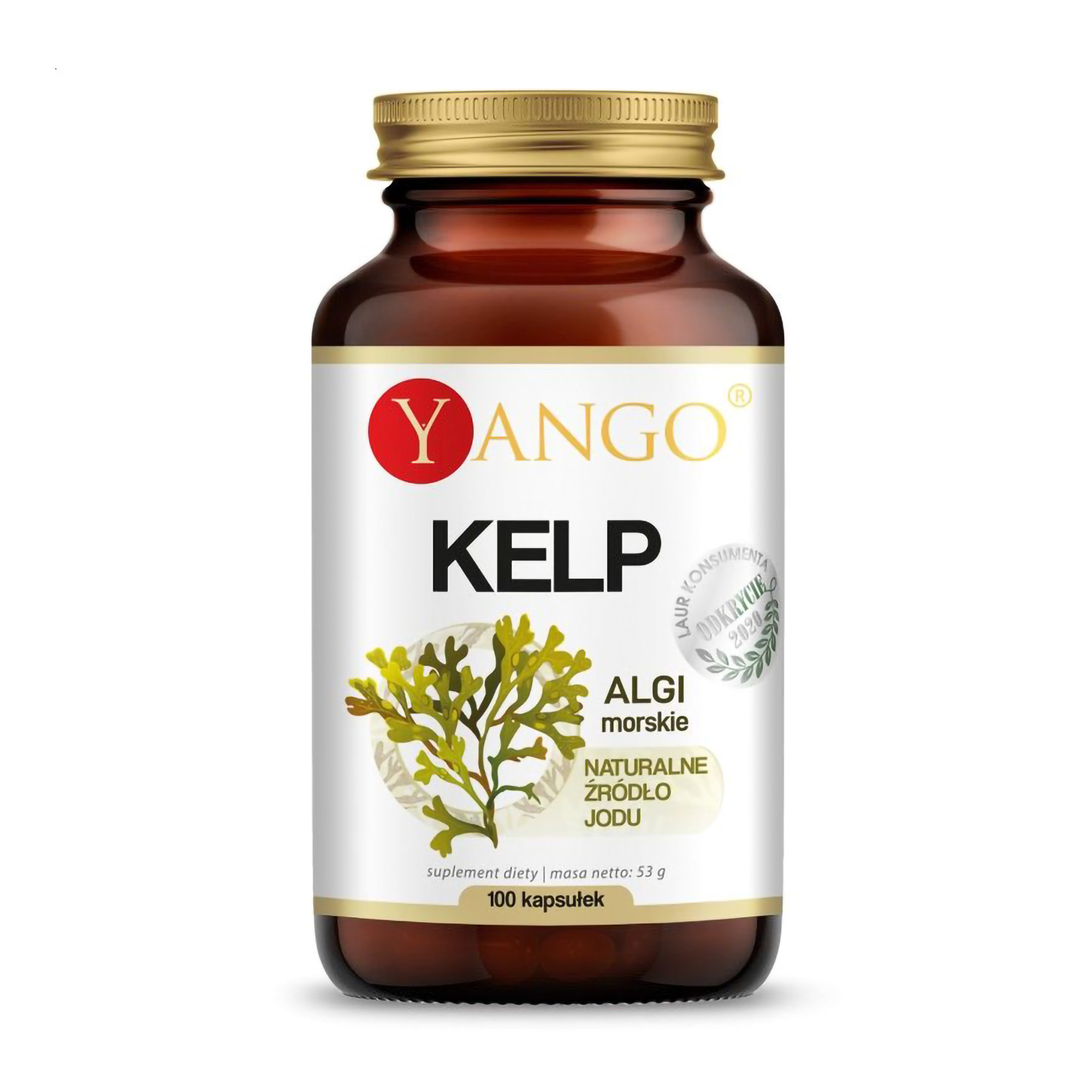 

Уцінка! Водорості морські Yango Kelp Sea-Iodine, 100 капсул
