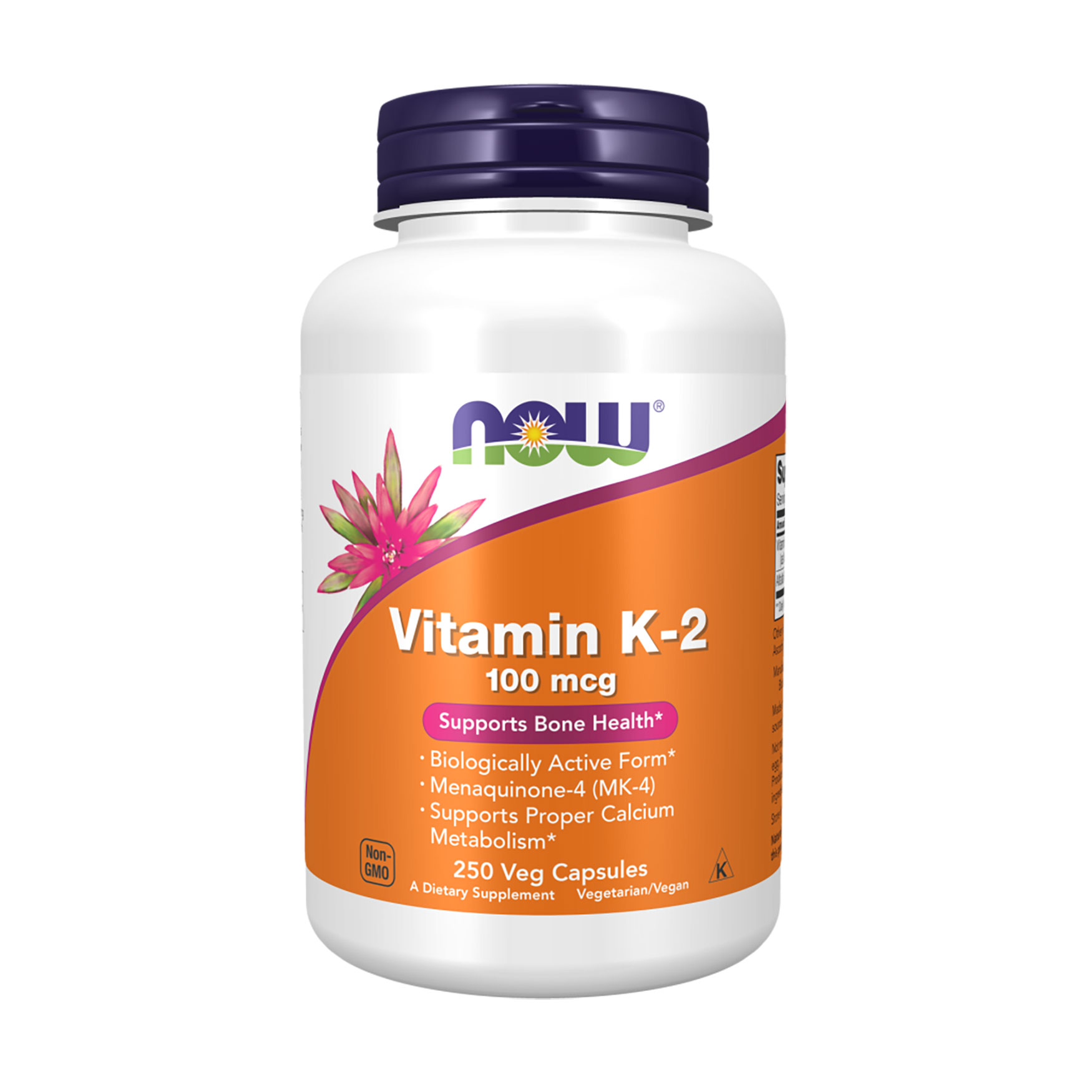 

Вітамін K2 NOW foods Vitamin K-2, 100 мкг, 250 капсул