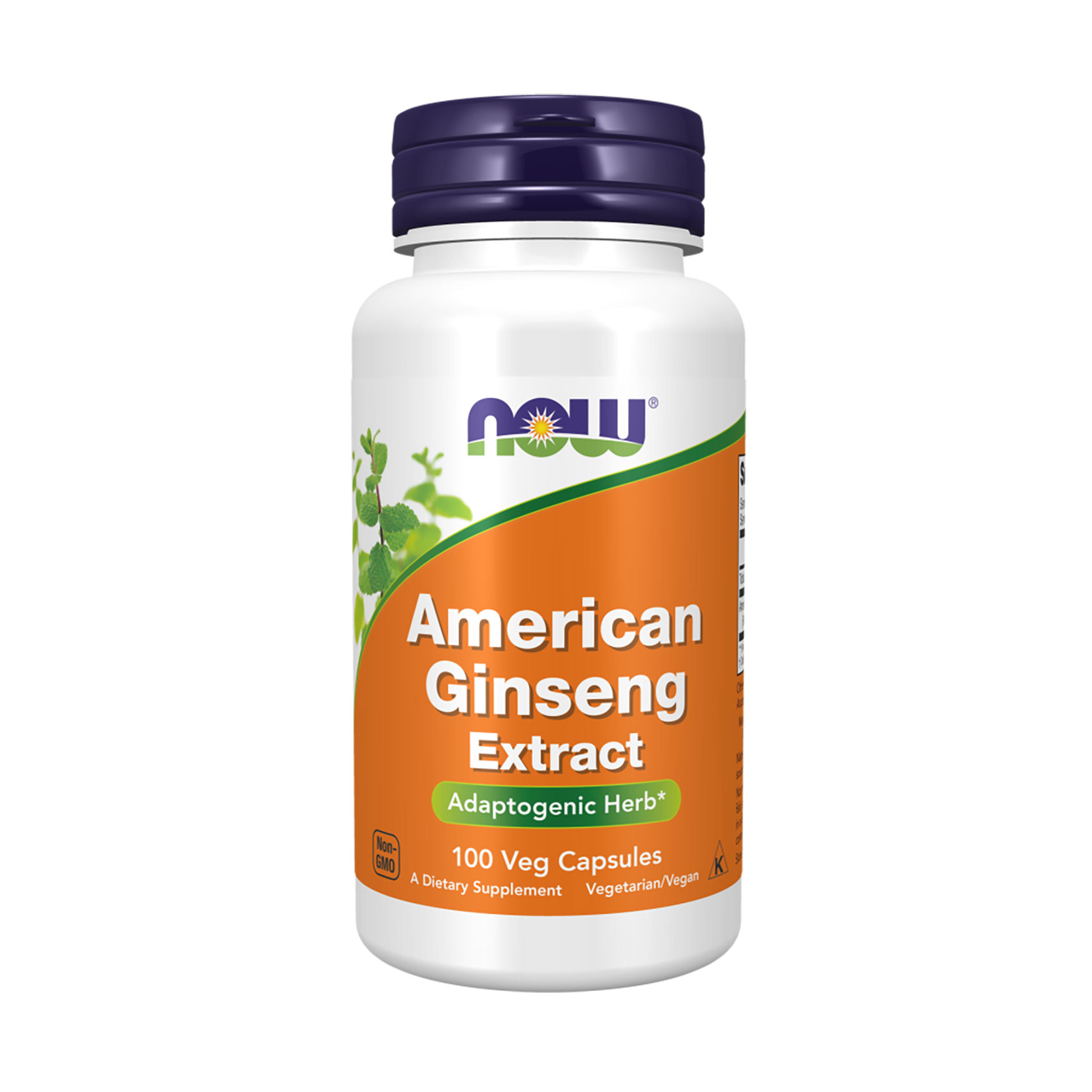 

Женьшень американський NOW Foods American Ginseng 500 мг, 100 капсул