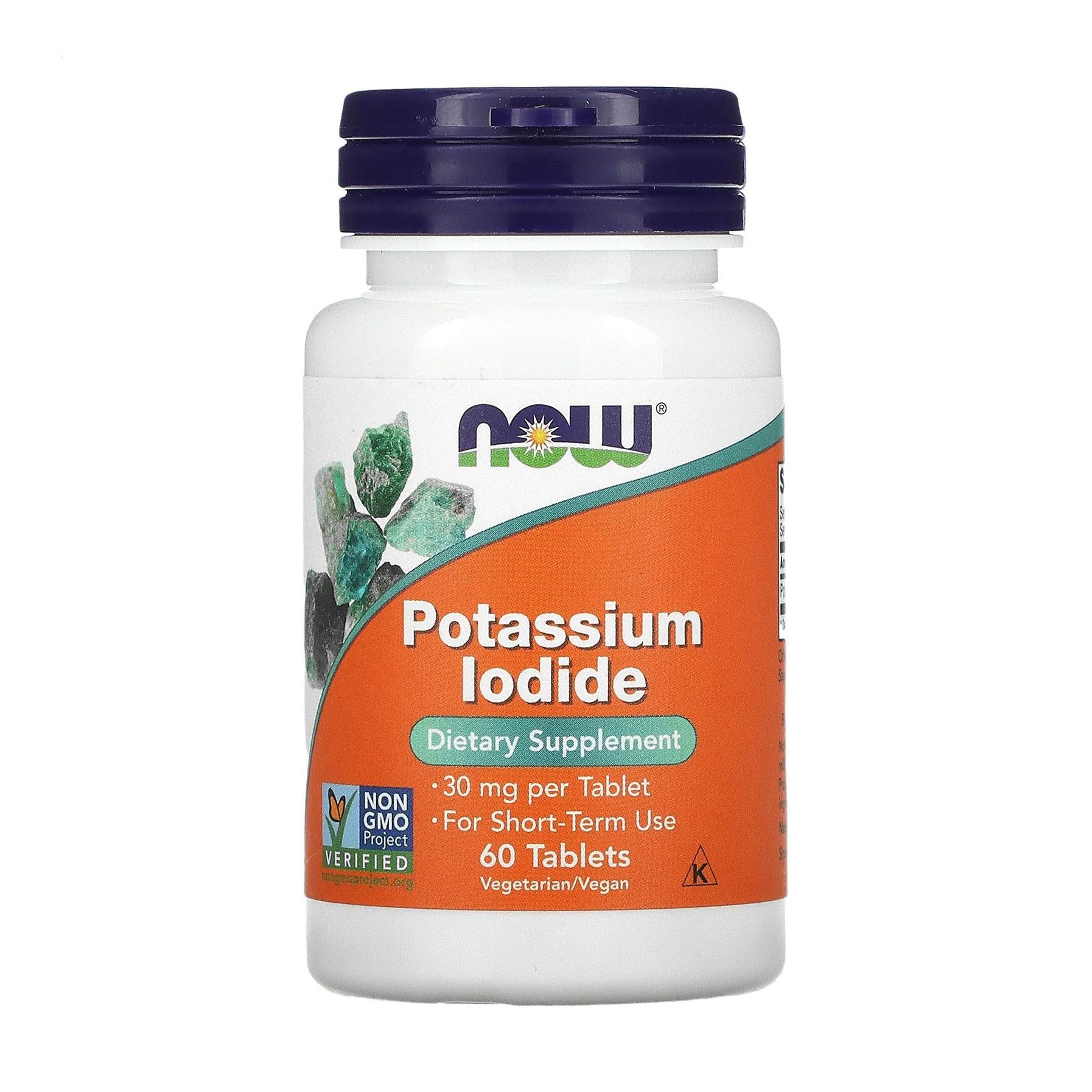 

Йодид калію NOW Foods NOW Foods Potassium Iodide 30 мг, 60 таблеток