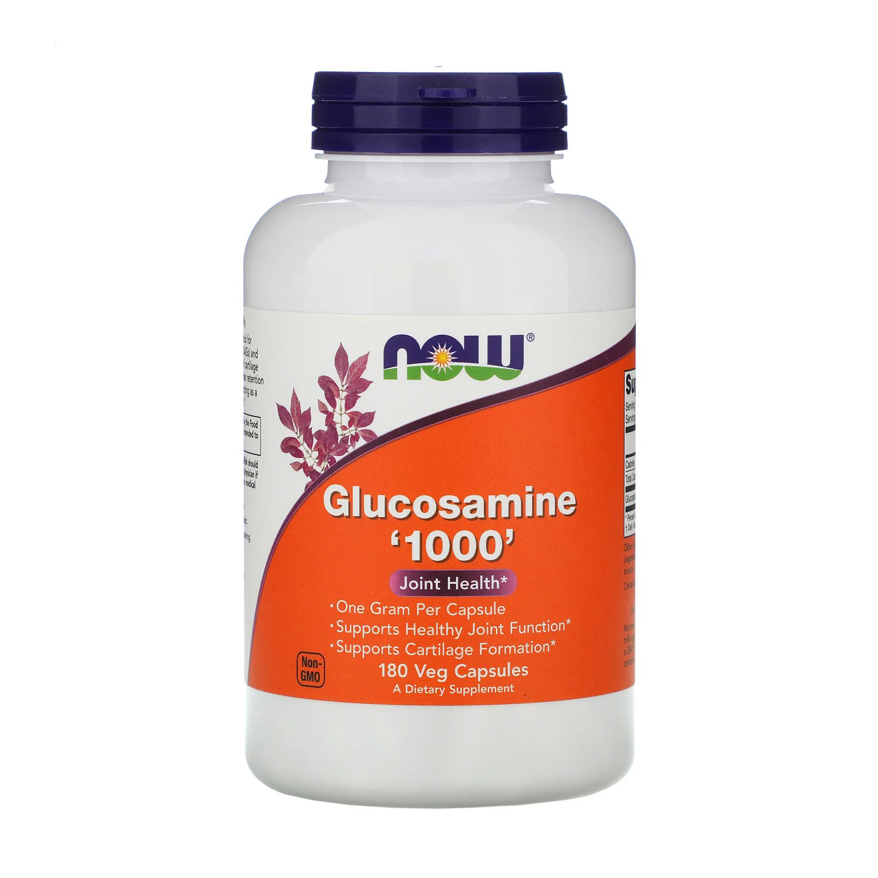 

Уцінка! Глюкозамін NOW foods Glucosamine 1000 мг, 180 капсул
