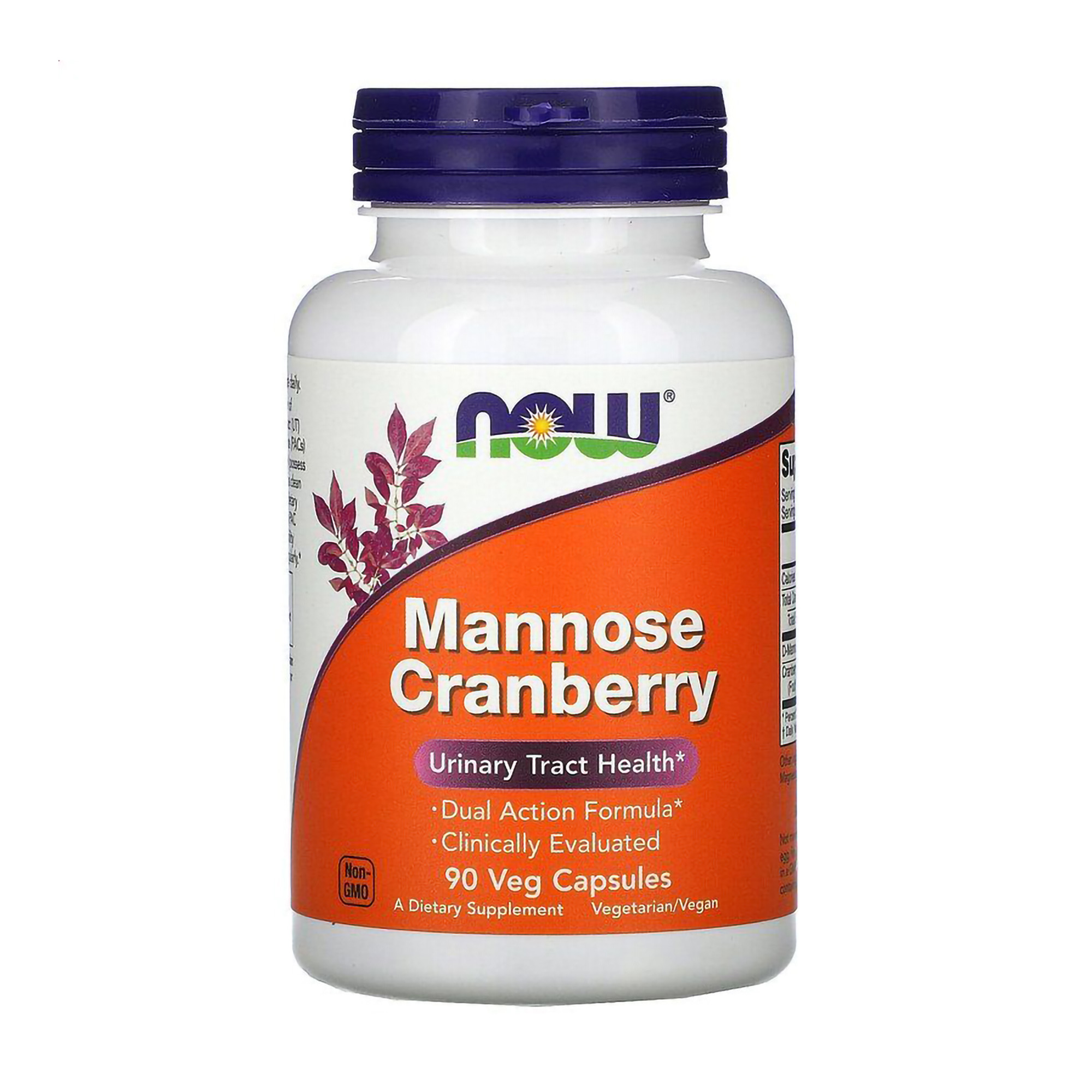 

Манноза та журавлина NOW foods Mannose Cranberry, 90 капсул