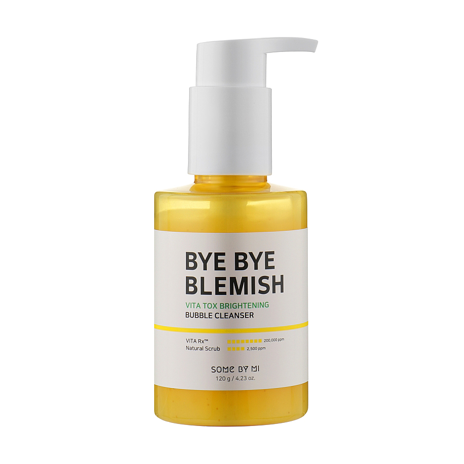 

Уцінка! Освітлювальна киснева маска-пінка для вмивання Some By Mi Bye Bye Blemish Vita Tox Brightening Bubble Cleanser, 120 г