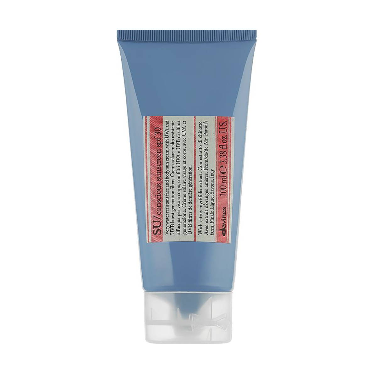 

Сонцезахисний крем для обличчя та тіла Davines SU Conscious Sunscreen SPF 30, 100 мл