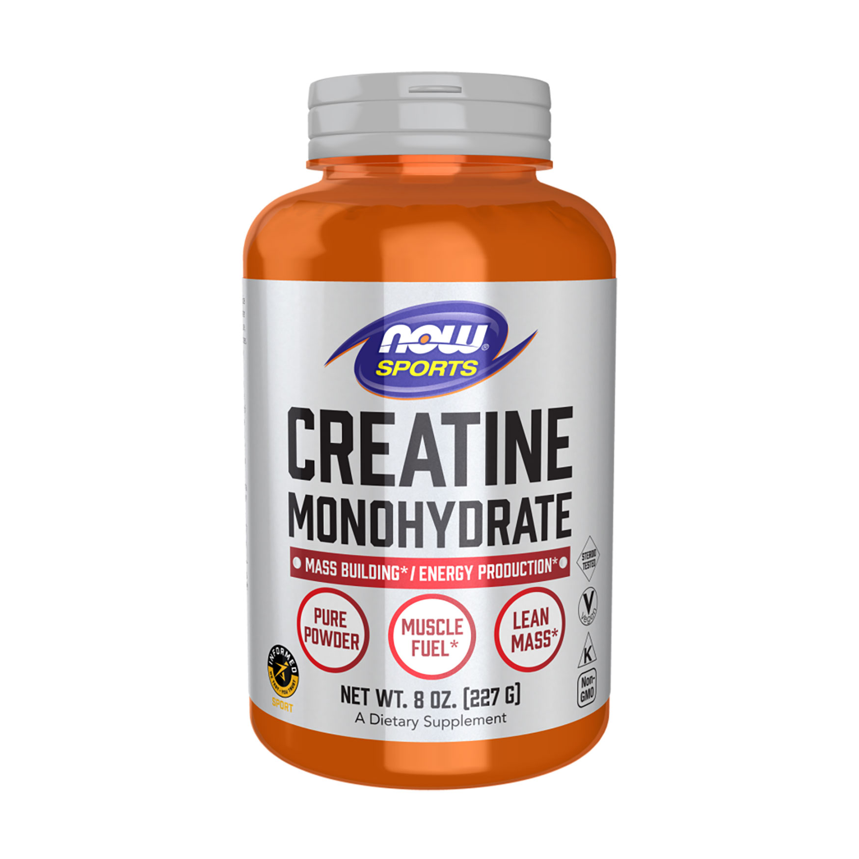 

Креатин моногідрат NOW Foods Creatine Monohydrate в порошку, 227 г