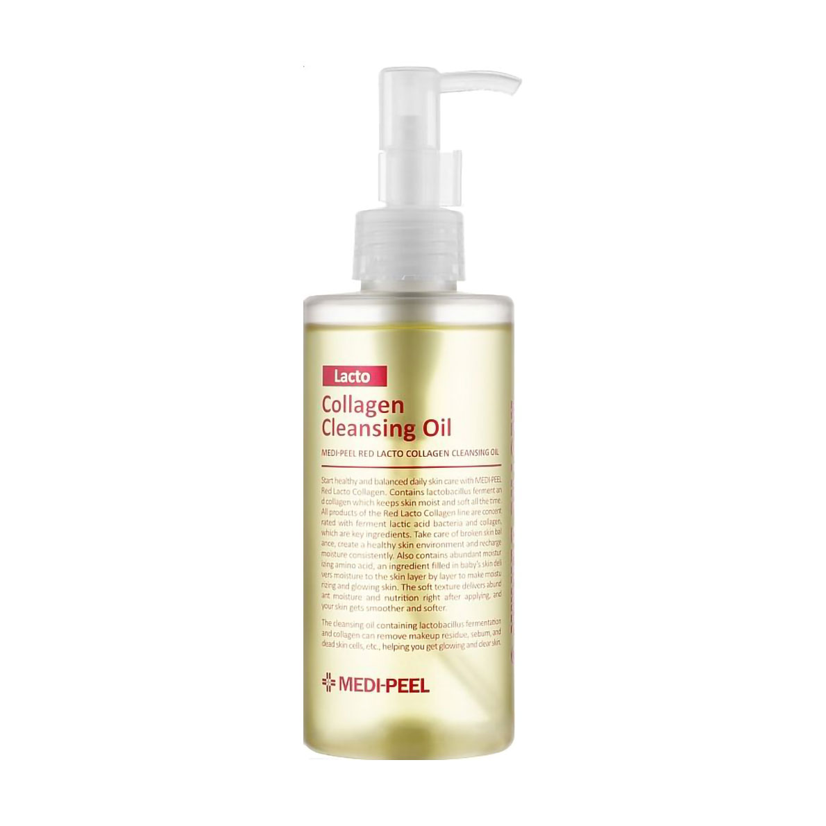 

Уцінка! Гідрофільна олія для обличчя Medi-Peel Red Lacto Collagen Cleansing Oil з пробіотиками та колагеном, 200 мл