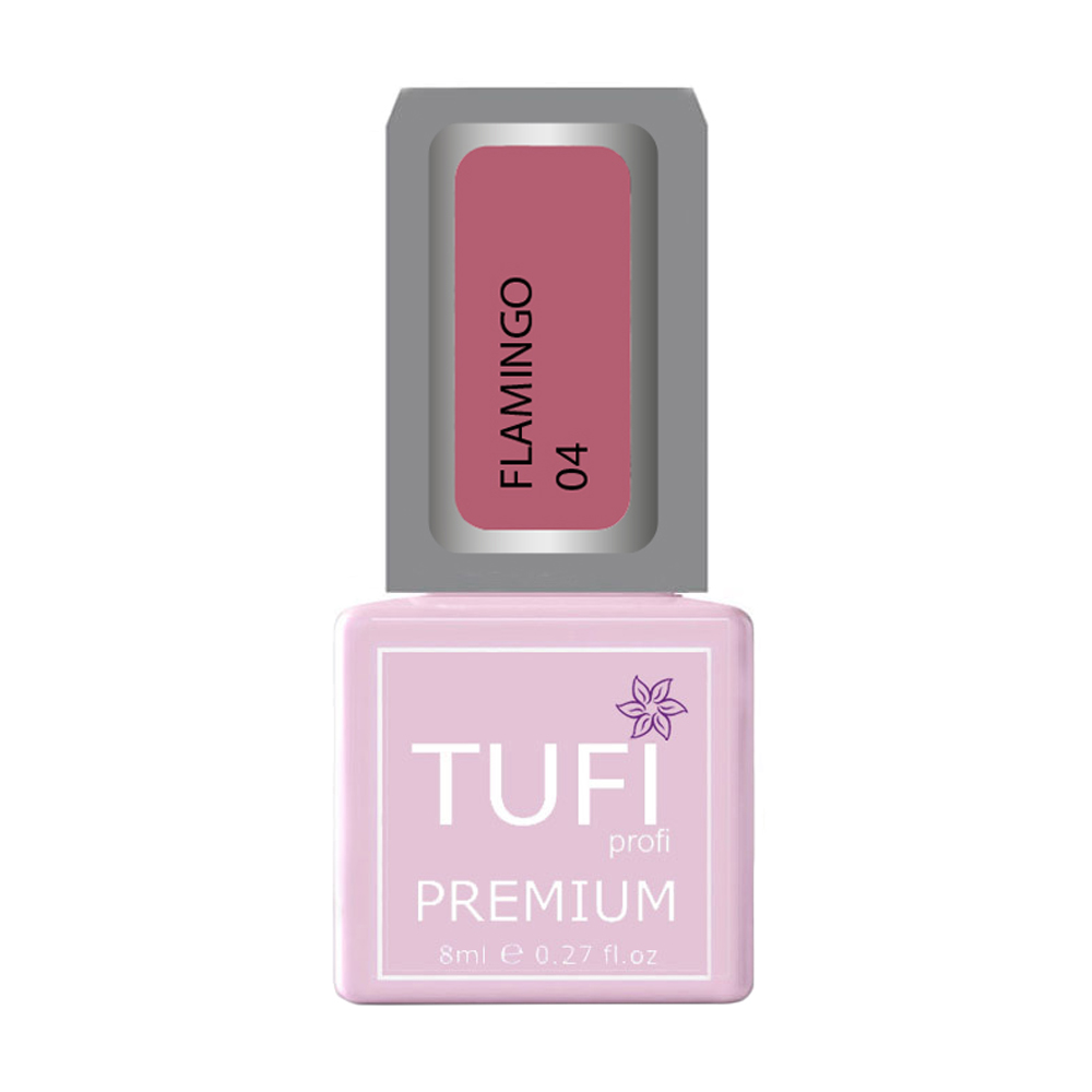 

Уцінка! Гель-лак для нігтів Tufi profi Premium Flamingo 04 Рожеві сутінки, 8 мл