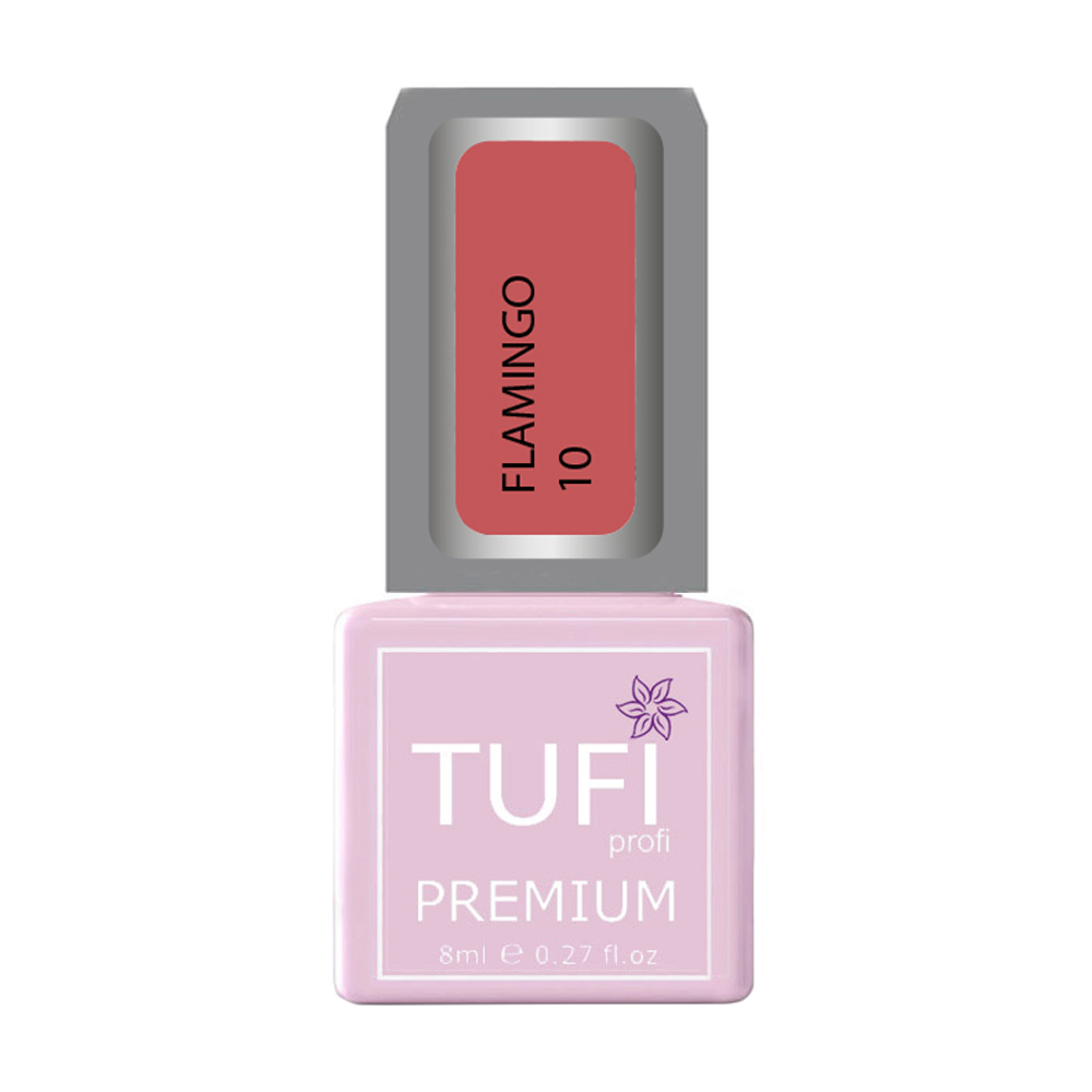 

Гель-лак для нігтів Tufi profi Premium Flamingo 10 Квітка мальви, 8 мл