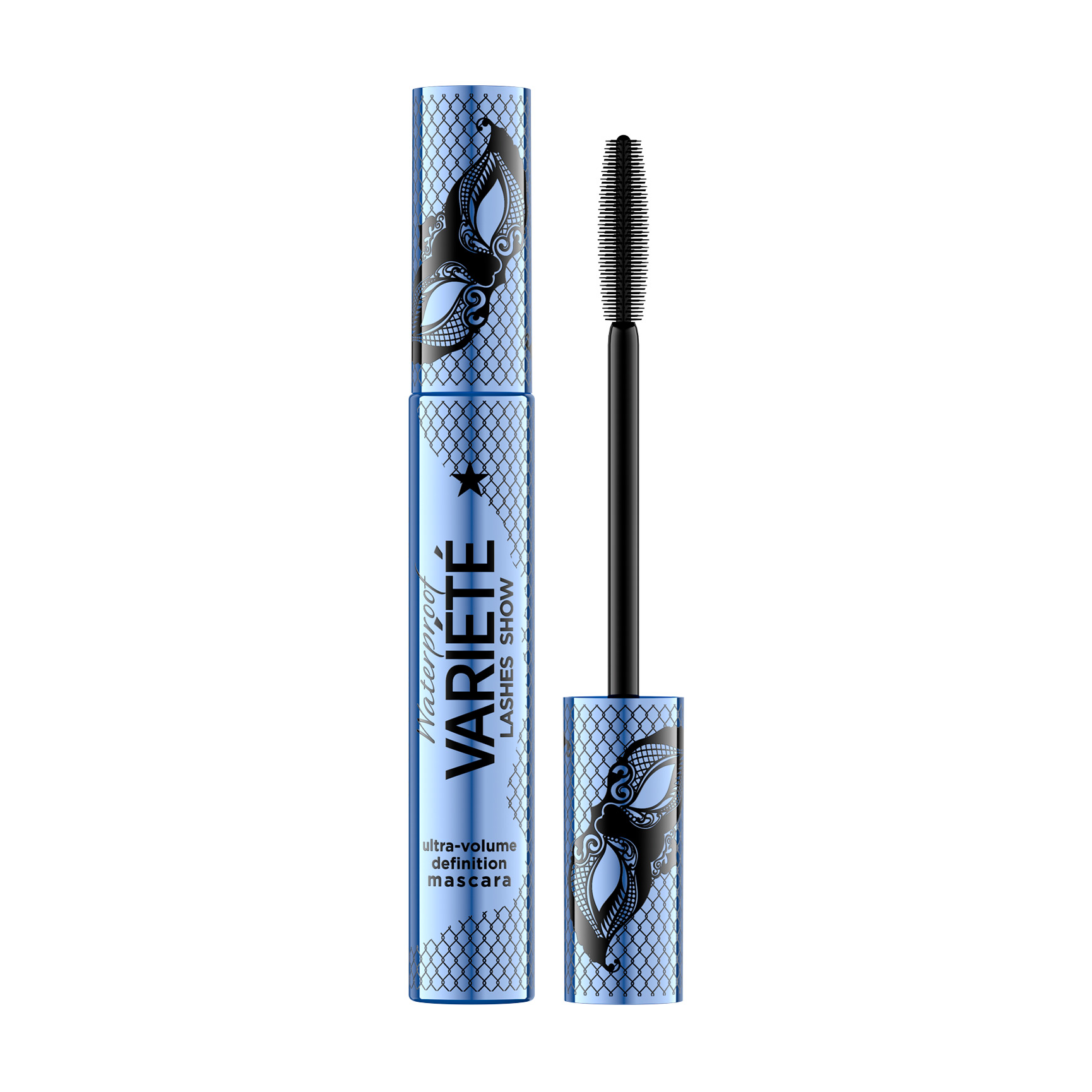 

Водостійка туш для вій Eveline Cosmetics Variete Lashes Show Ultra-Volume Definition Mascara Чорна, 10 мл