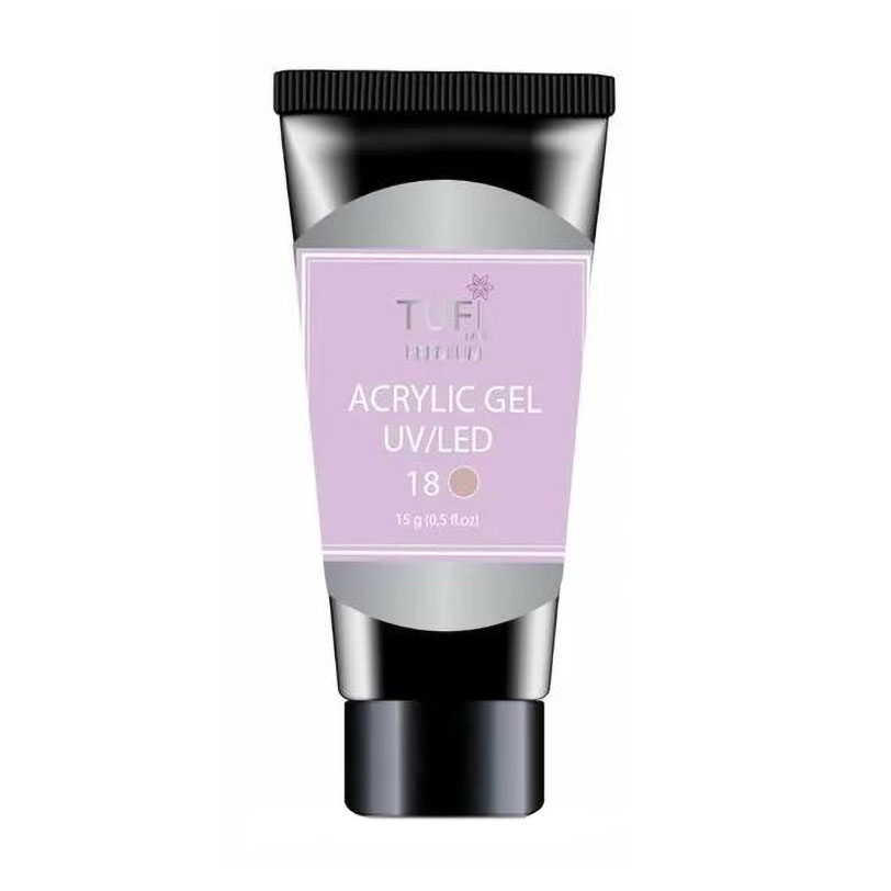 

Уцінка! Акрил-гель для нігтів Tufi Profi Premium Acrylic Gel UV/LED, 18 Афродіта, 15 г