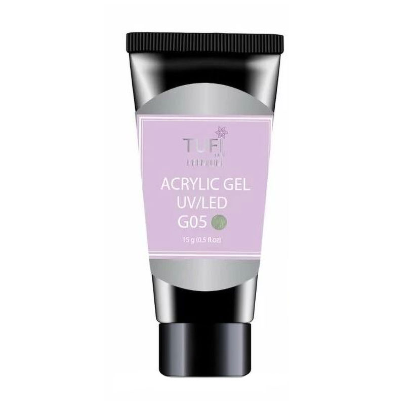 

Уцінка! Акрил-гель для нігтів Tufi Profi Premium Acrylic Gel UV/LED, G05 Афіна, 15 г