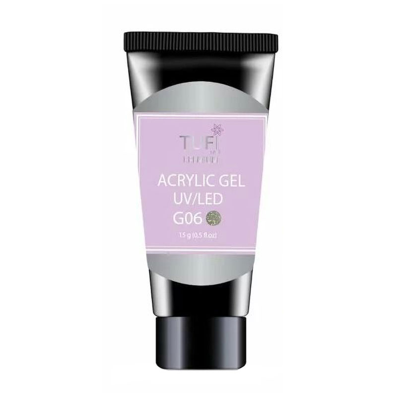 

Уцінка! Акрил-гель для нігтів Tufi Profi Premium Acrylic Gel UV/LED, G06 Палада, 15 г