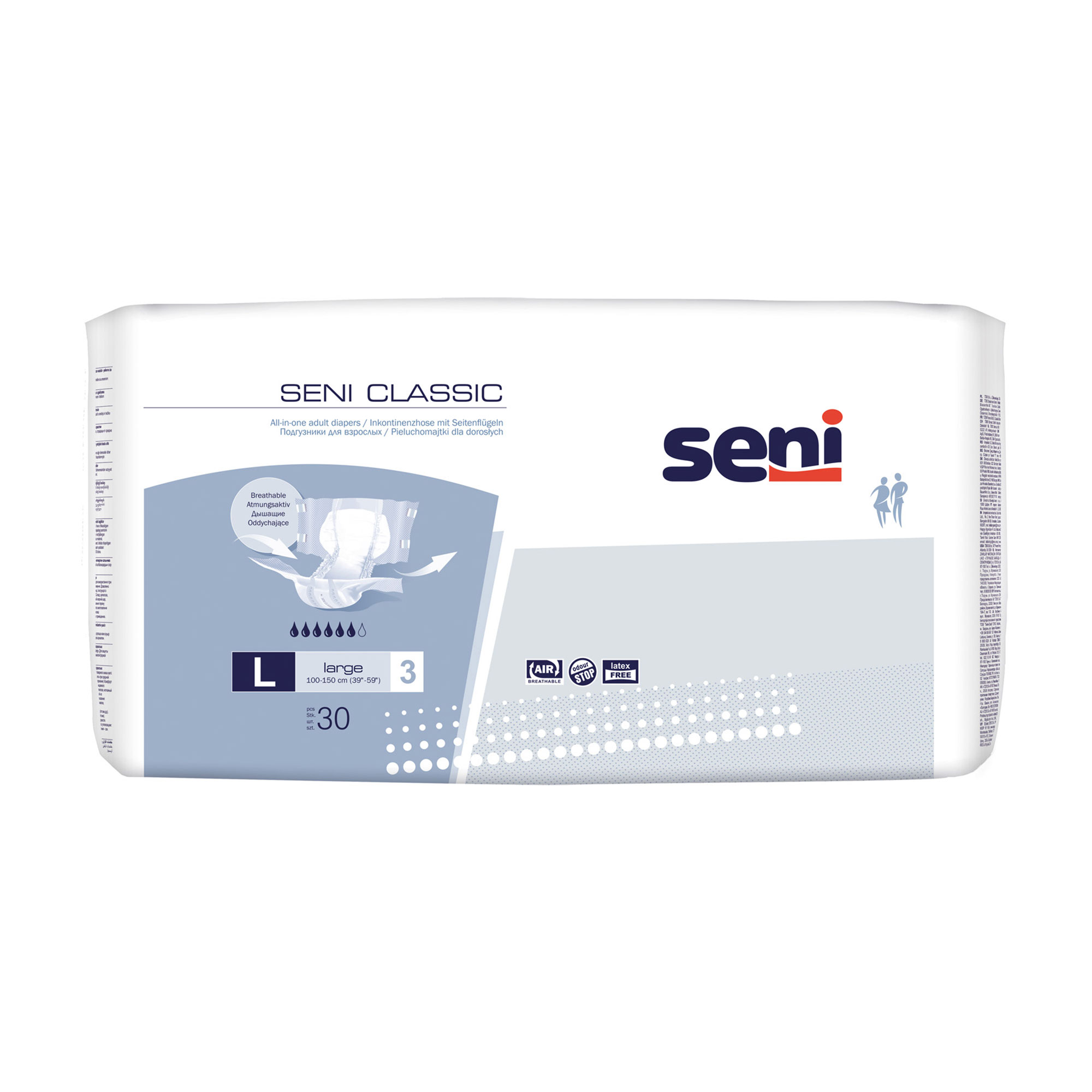 

Уцінка! Підгузки для дорослих Seni Classic, розмір 3 Large, 30 шт
