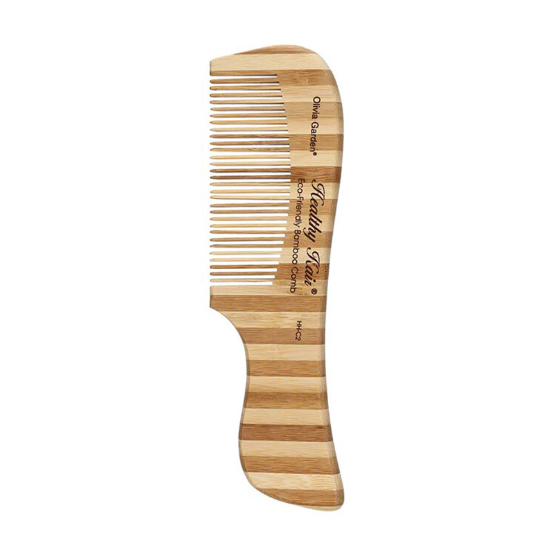 

Гребінець для волосся Olivia Garden Healthy Hair Bamboo Comb 2, 1 шт