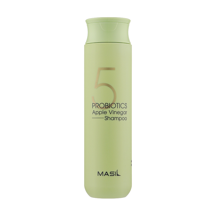 

Уцінка! М'який безсульфатний шампунь Masil 5 Probiotics Apple Vinegar Shampoo з пробіотиками та яблучним оцтом, для чутливої шкіри голови, 150 мл
