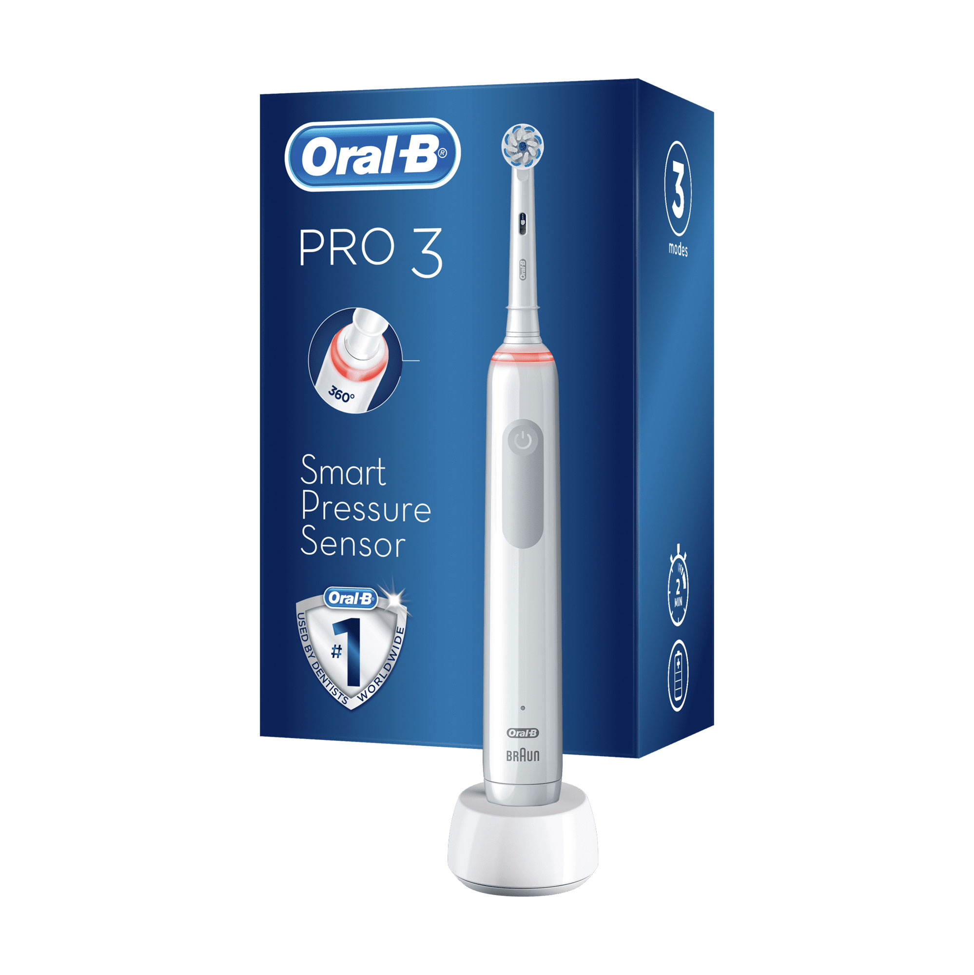 

Електрична зубна щітка Oral-B Pro 3-3000, 1 шт
