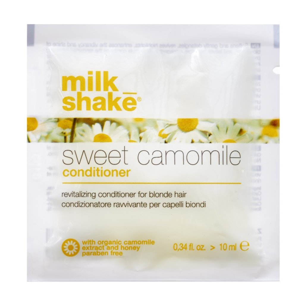 

Відновлювальний кондиціонер milk_shake Sweet Camomile Conditioner для світлого волосся, 10 мл