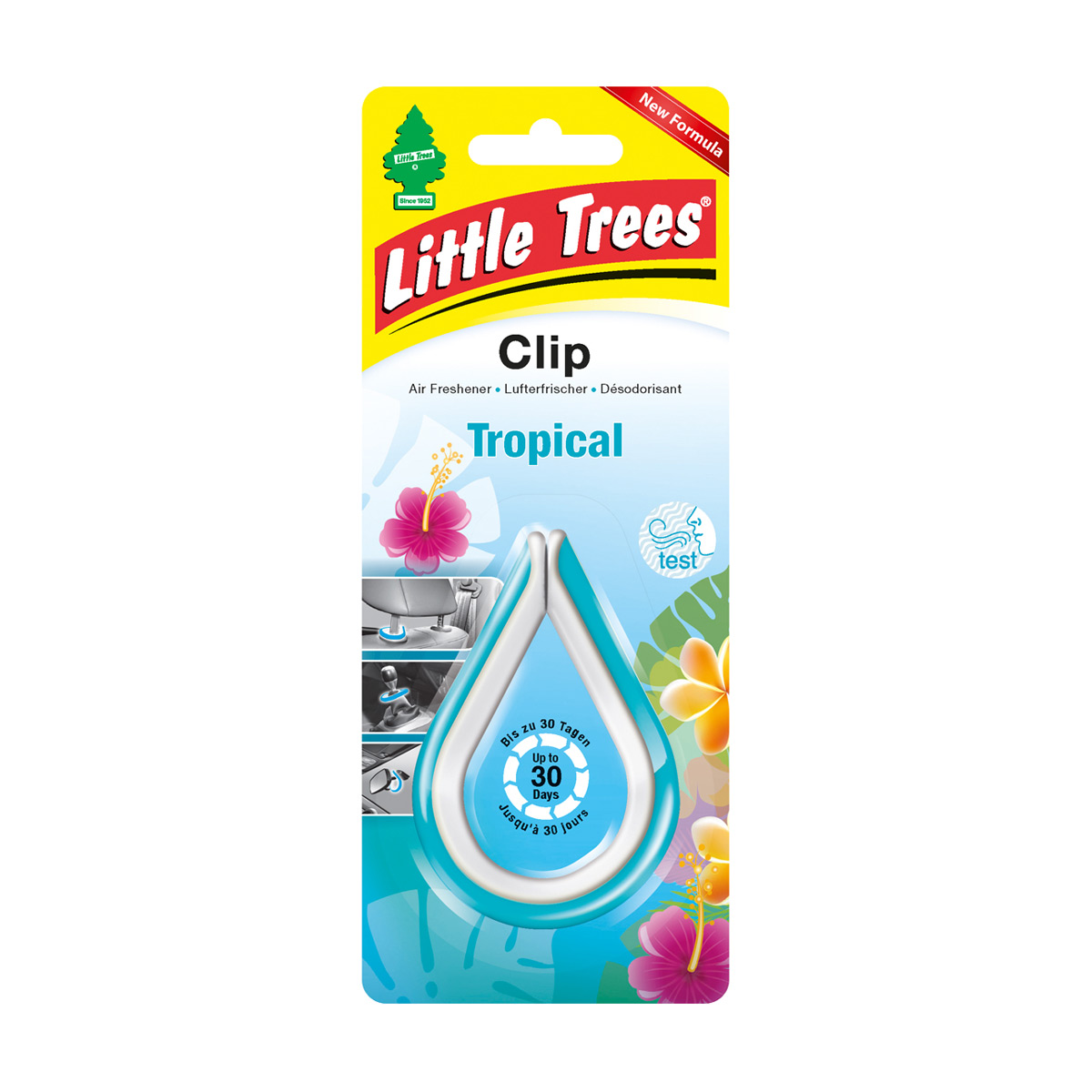 

Ароматизатор для автомобіля Little Trees Clip Тропікана, 30 г