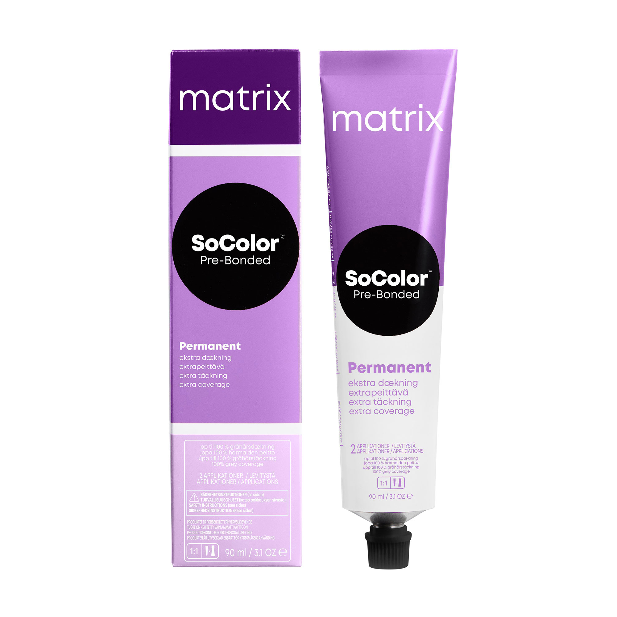

Стійка крем-фарба для волосся Matrix Socolor Beauty (Pre-Bonded Permanent) Extra Coverage 507NW, 90 мл