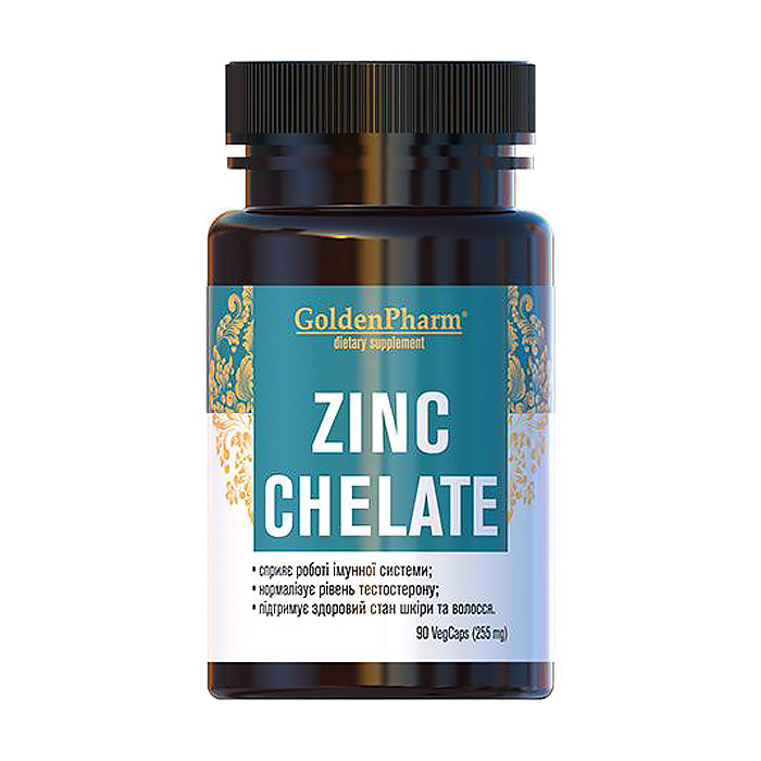 

Цинк хелат Golden Pharm Zinc Chelate, 90 капсул
