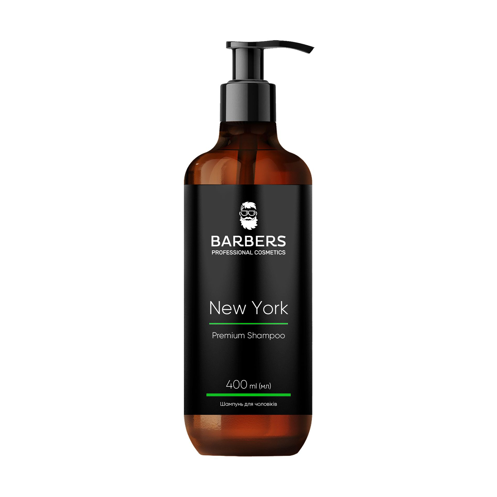 

Уцінка! Чоловічий тонізувальний шампунь для волосся Barbers New York Premium Shampoo, 400 мл