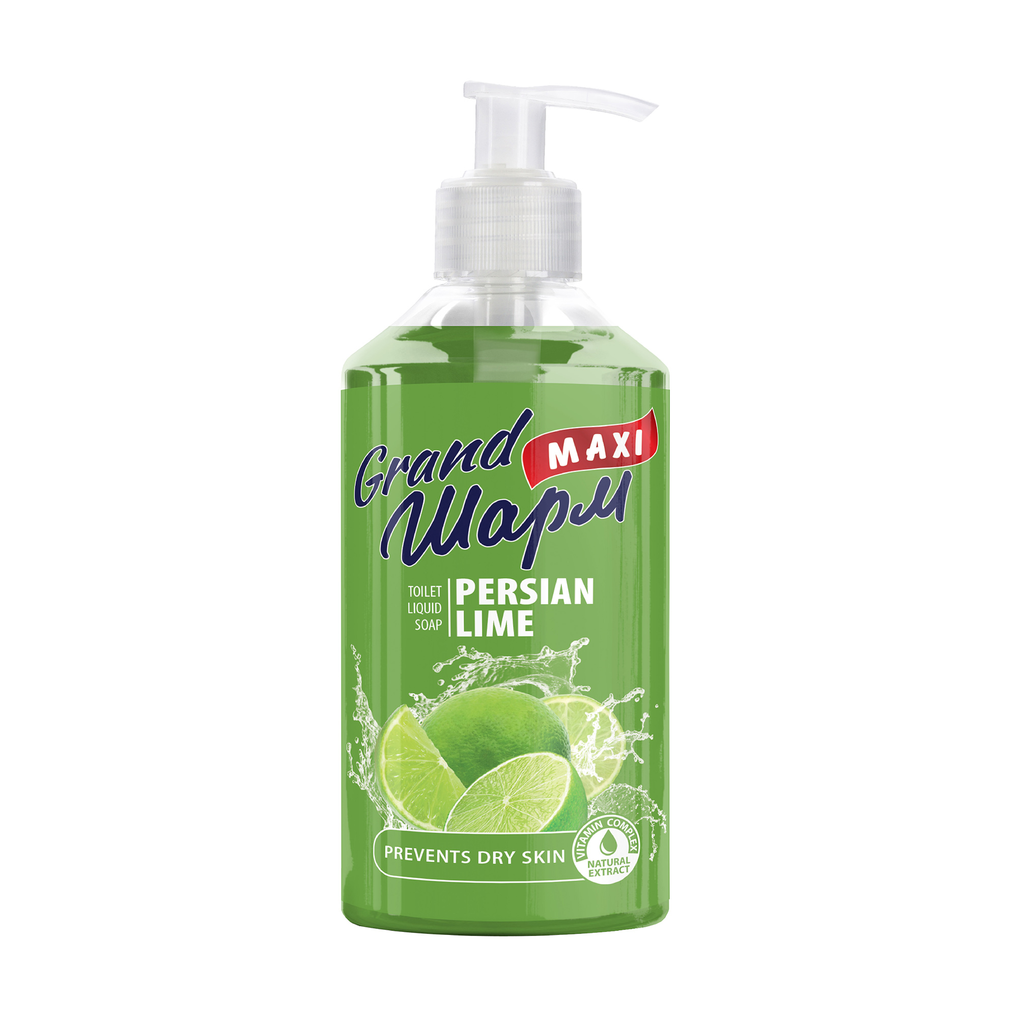 

Уцінка! Рідке мило Grand Шарм Maxi Персидський лайм, 500 мл