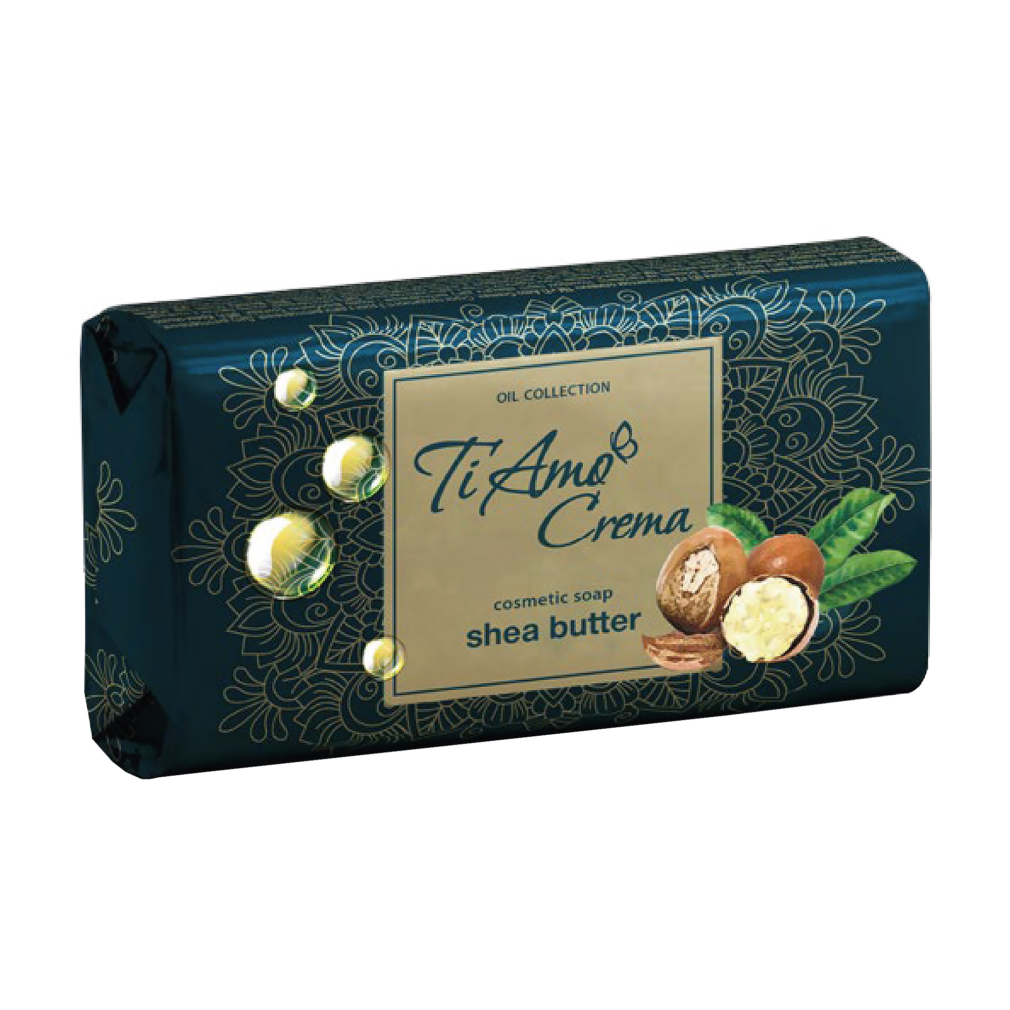 

Косметичне крем-мило тверде Ti Amo Crema з олією ши, 125 г