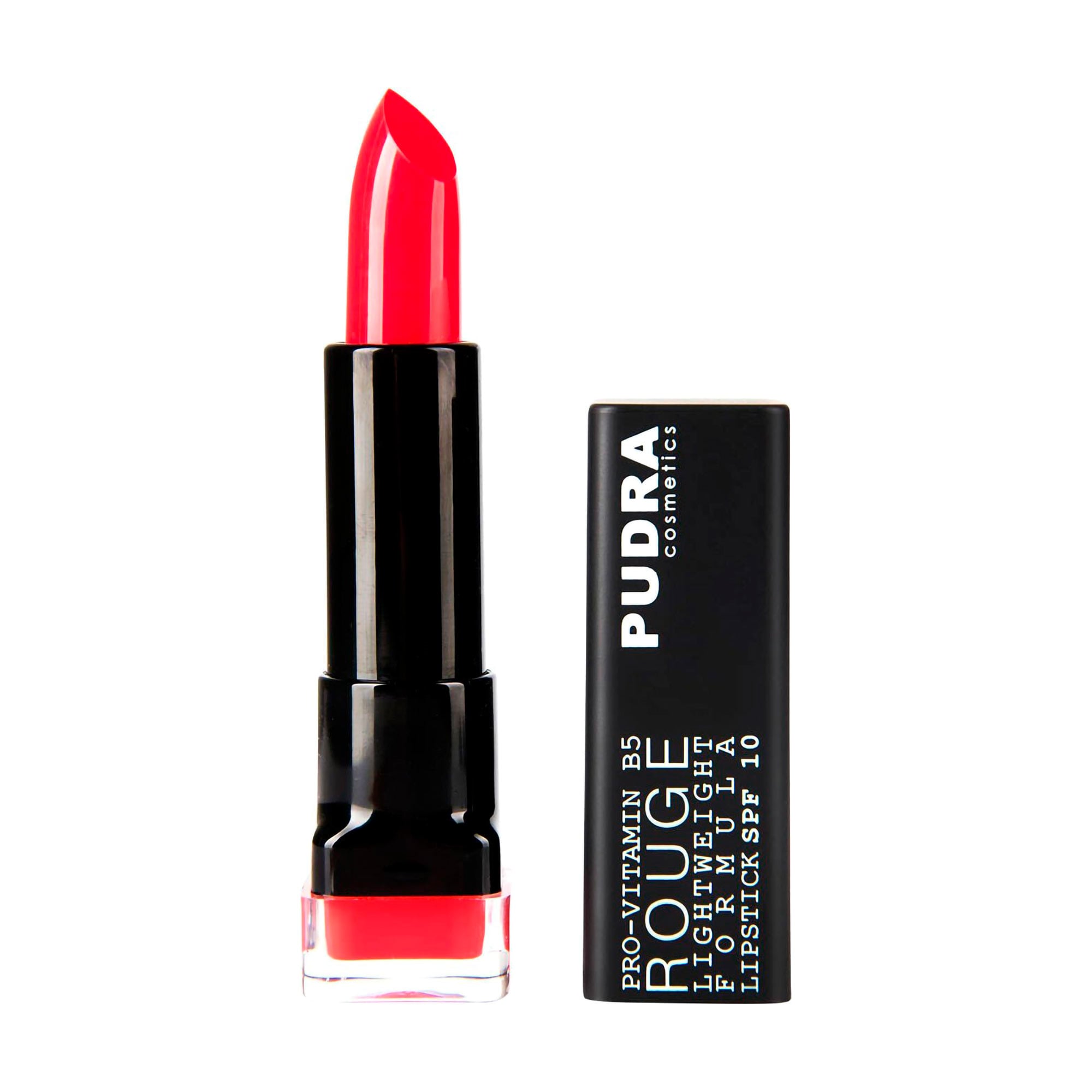 

Уцінка! Помада для губ Pudra Cosmetics Rouge Lightweight Formula Lipstick SPF10 з провітаміном B5, 15 Orange Red, 4.5 мл