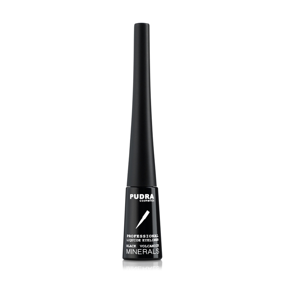 

Рідка підводка для очей Pudra Cosmetics Professional Liquide Eyeliner чорна, 3 мл