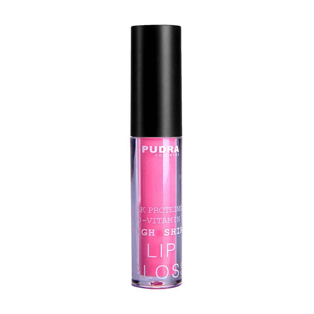 

Блиск для губ Pudra Cosmetics High Shine Lip Gloss з протеїнами шовку та провітаміном B5, 14 Soft Pink, 2.5 г