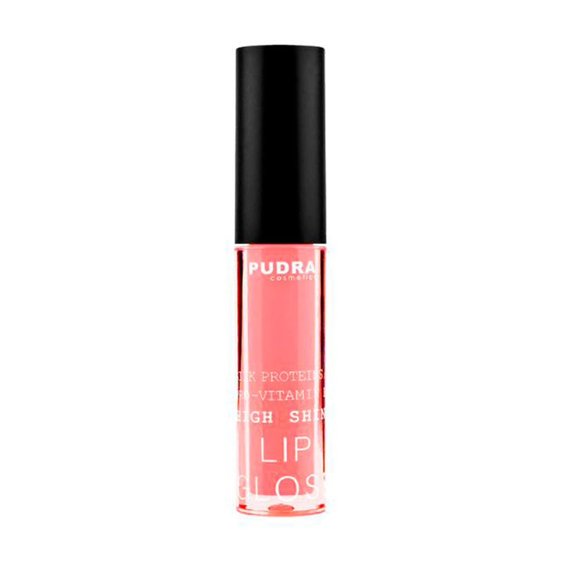 

Блиск для губ Pudra Cosmetics High Shine Lip Gloss з протеїнами шовку та провітаміном B5, 26 Pink Gloss, 2.5 г