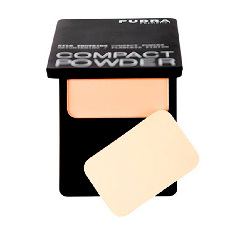 

Компактна пудра для обличчя Pudra Cosmetics Compact Powder з протеїнами шовку, 02 Natural Beige, 10 г