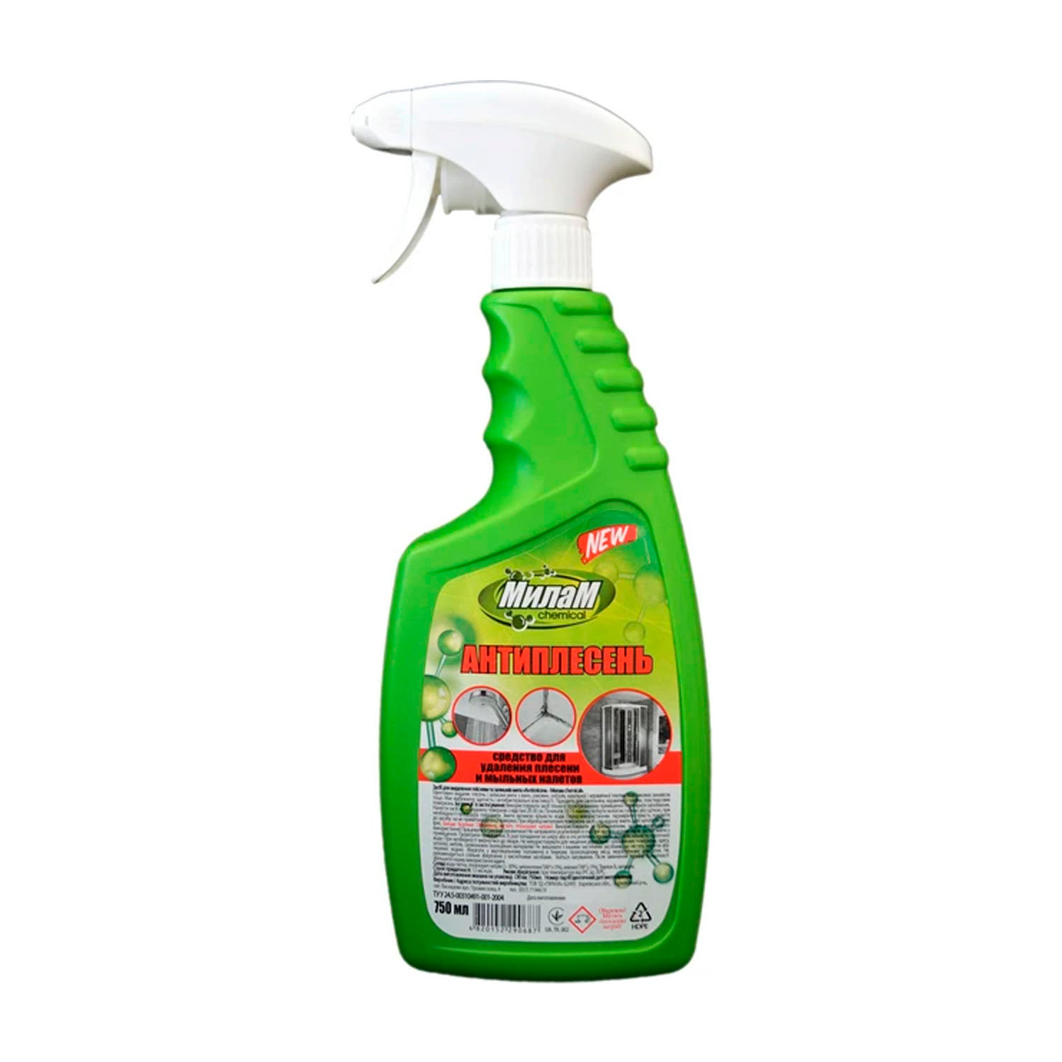 

Уцінка! Засіб для видалення цвілі та мильних нальотів Милам Антипліснява, 750 мл