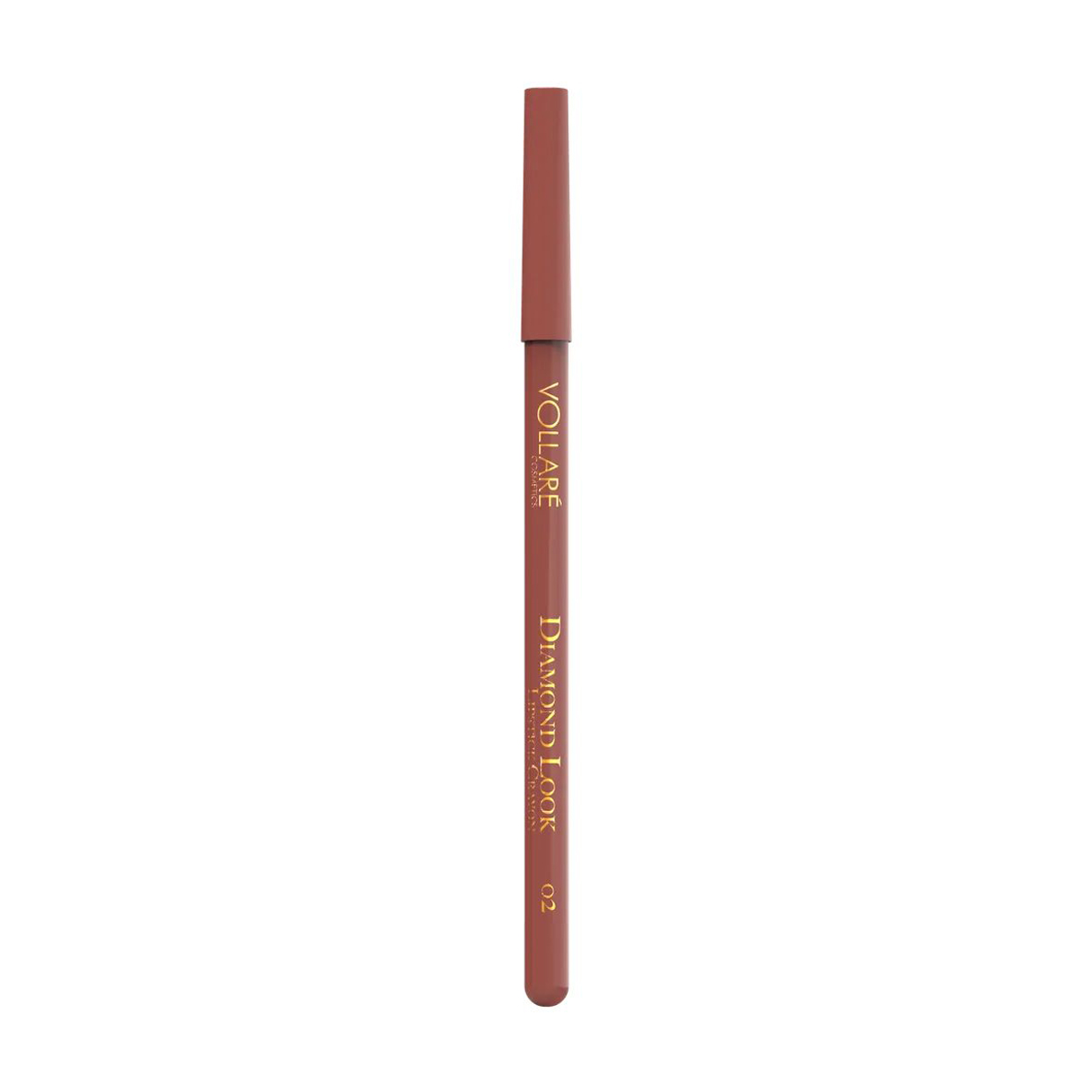 Олівець для губ Vollare Cosmetics Diamond Look Lipstick Crayon 02 Classic Nude, 1 г