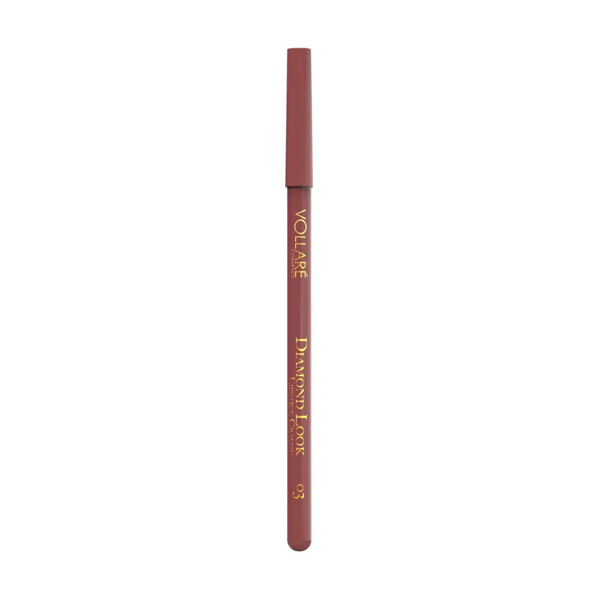 

Олівець для губ Vollare Cosmetics Diamond Look Lipstick Crayon 03 Fudge Nude, 1 г