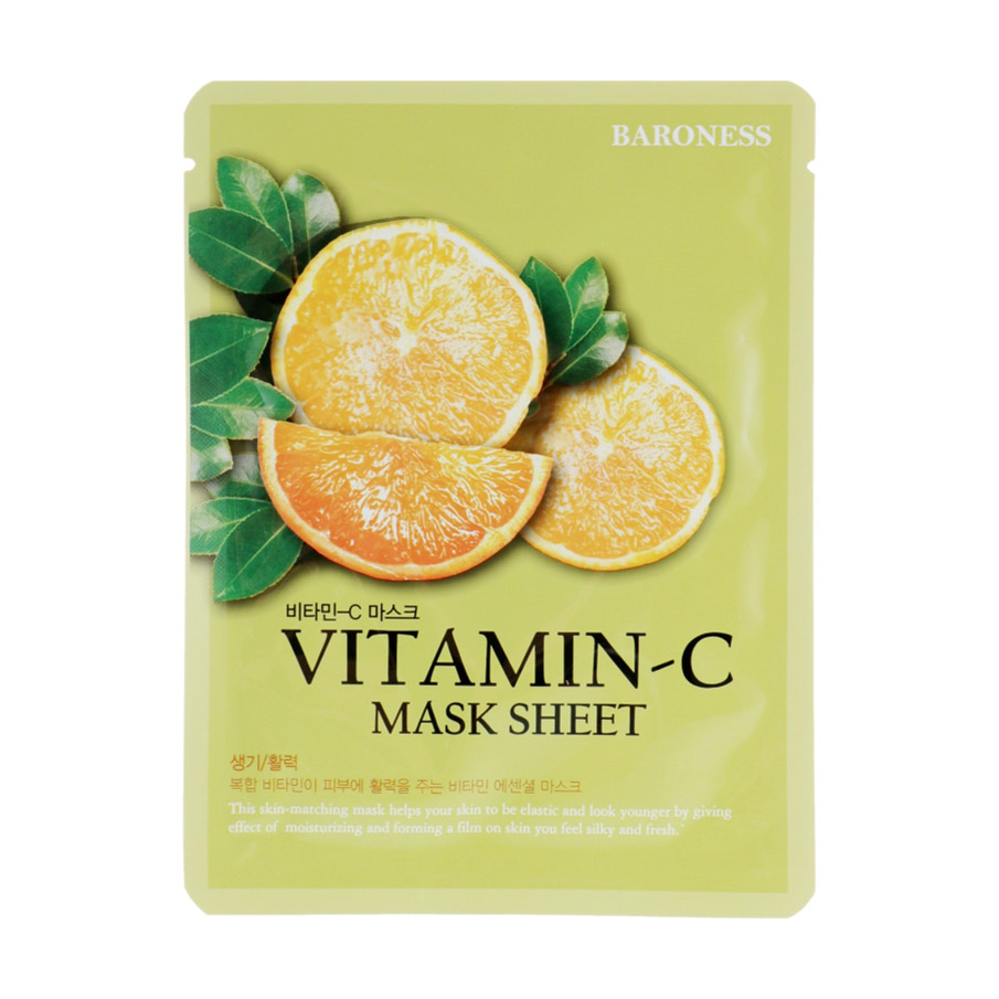 

Тканинна маска для обличчя Baroness Vitamin C Mask Sheet з вітаміном С, 21 г