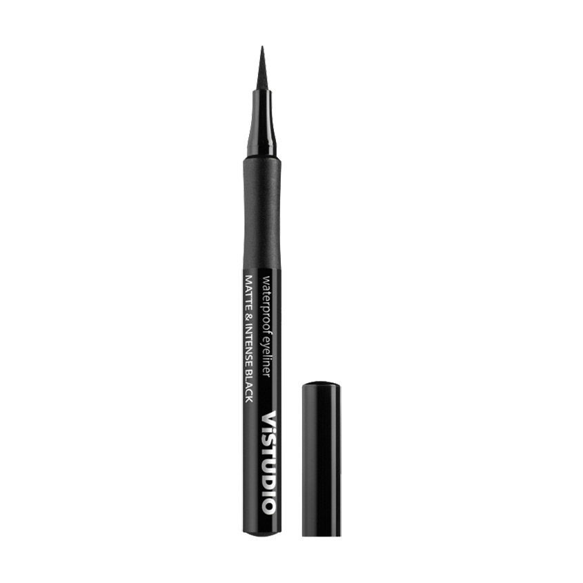 

Водостійка підводка для очей ViSTUDIO Waterproof Eyeliner Інтенсивно чорна, 1.6 г