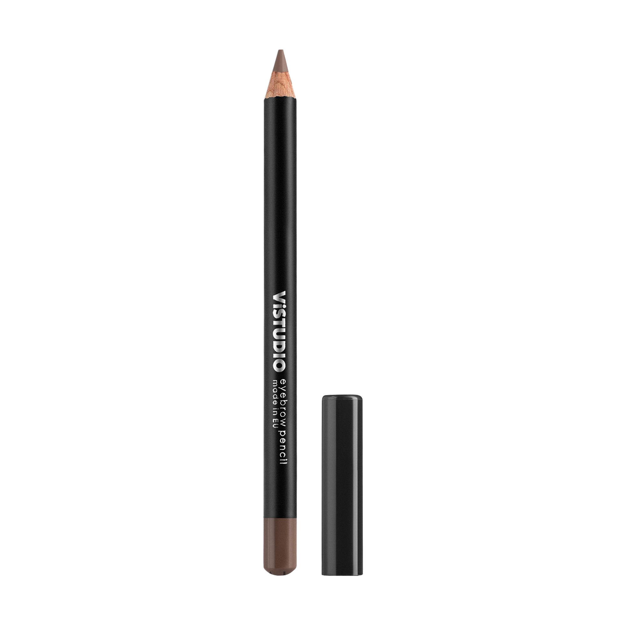 

Уцінка! Пудровий олівець для брів ViSTUDIO Eyebrow Pencil Коричневий з теплим підтоном, 1.8 г
