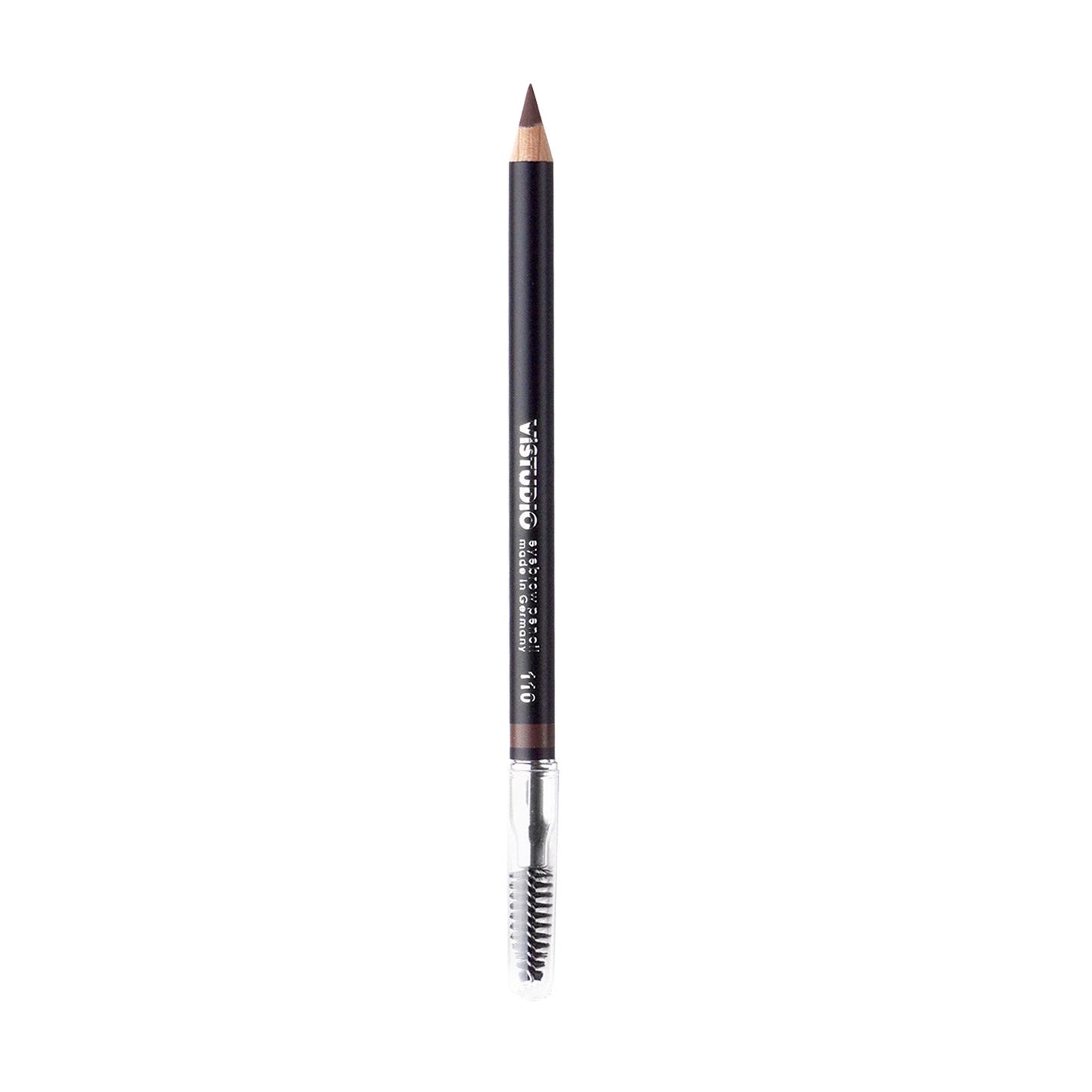 

Уцінка! Пудровий олівець для брів ViSTUDIO Eyebrow Pencil зі щіточкою 110 Темний онікс, 1.8 г