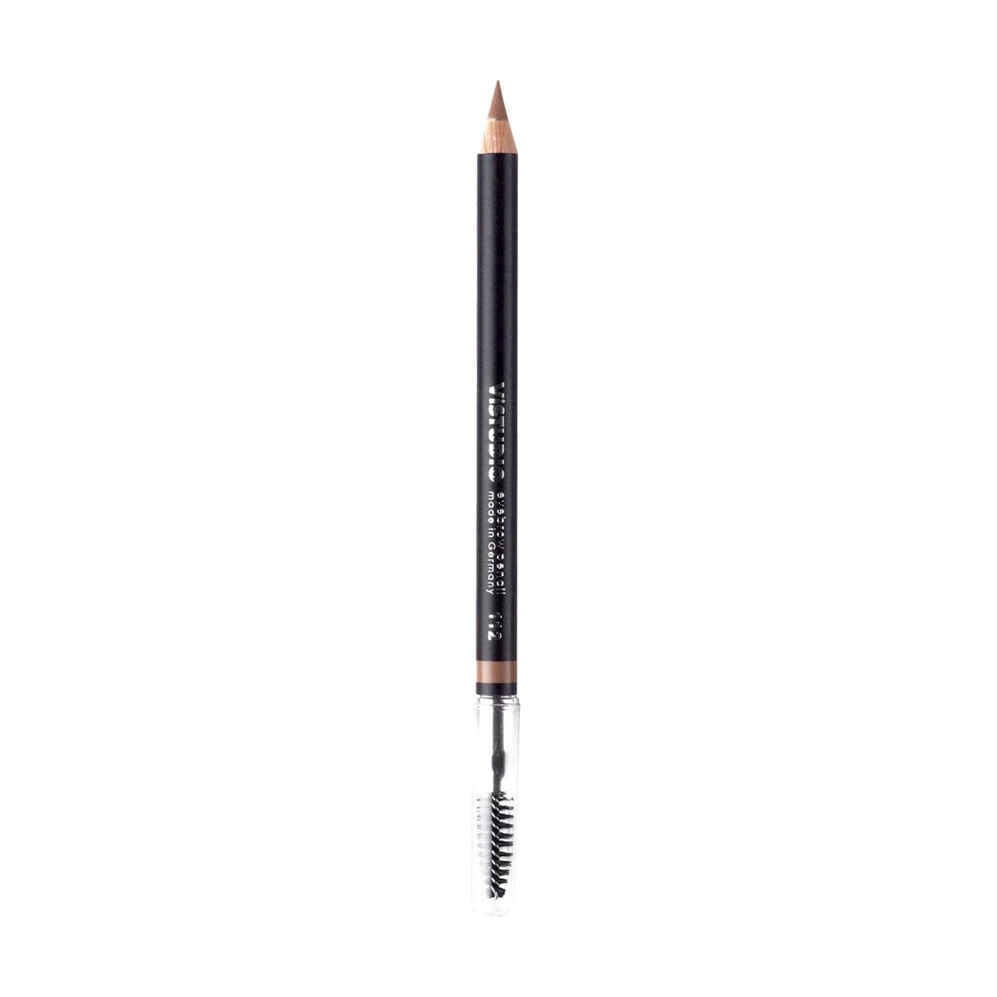 

Пудровий олівець для брів ViSTUDIO Eyebrow Pencil зі щіточкою 112 Світло-коричневий теплий, 1.8 г