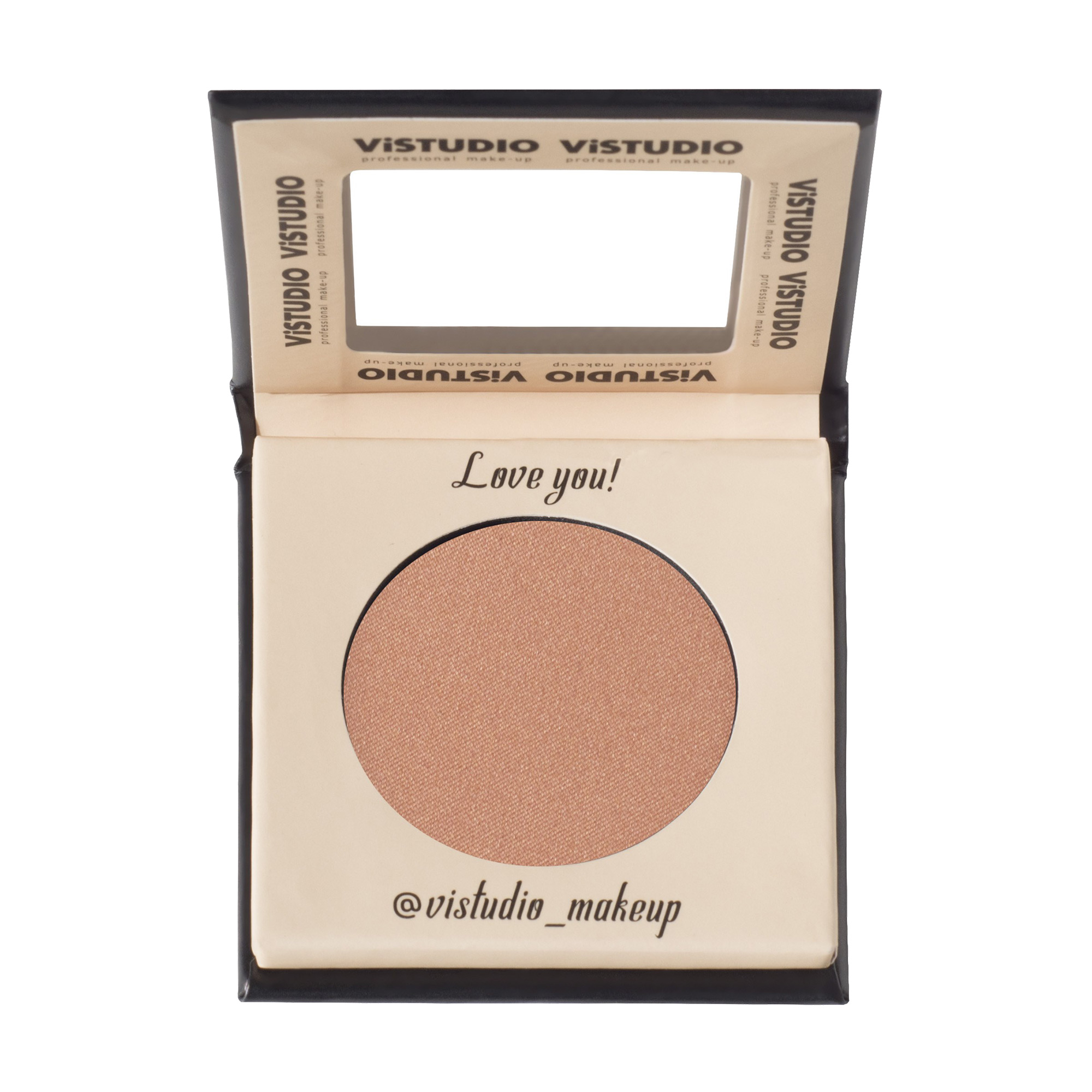 Уцінка! Компактні тіні для повік ViSTUDIO Compact Eyeshadow Peach, 6 г