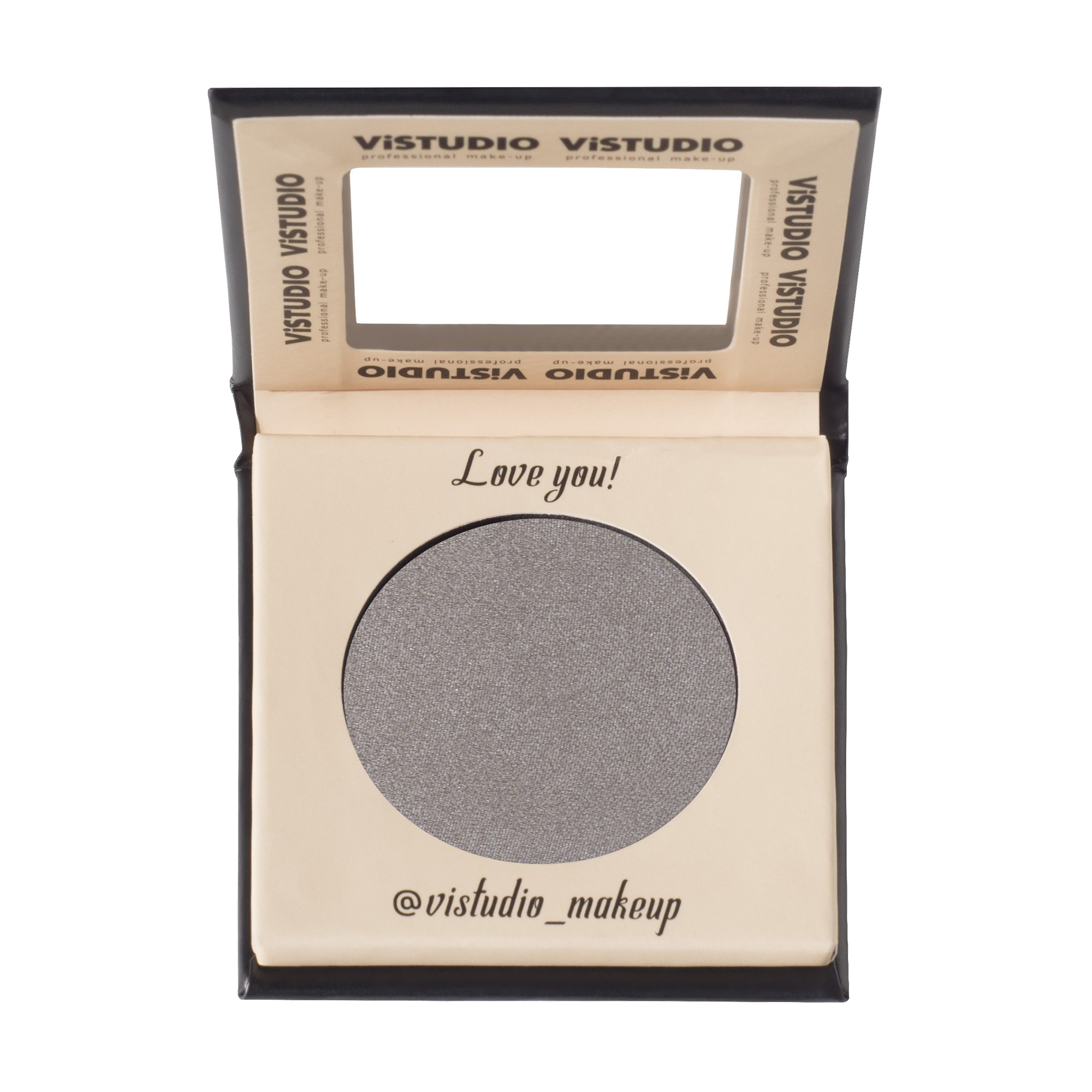 

Уцінка! Компактні тіні для повік ViSTUDIO Compact Eyeshadow Silver, 6 г