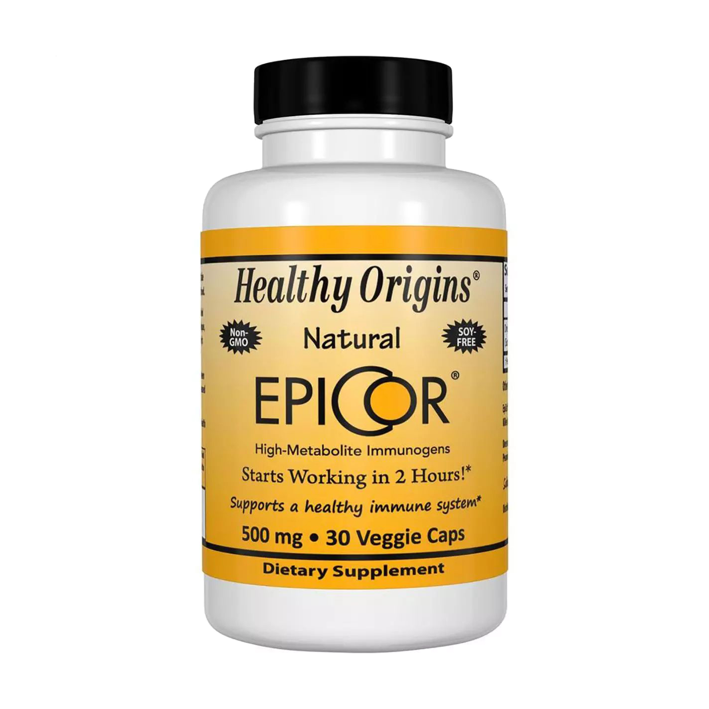 

Епікор природний захист імунітету Healthy Origins EpiCor 500 мг, 30 гелевих капсул
