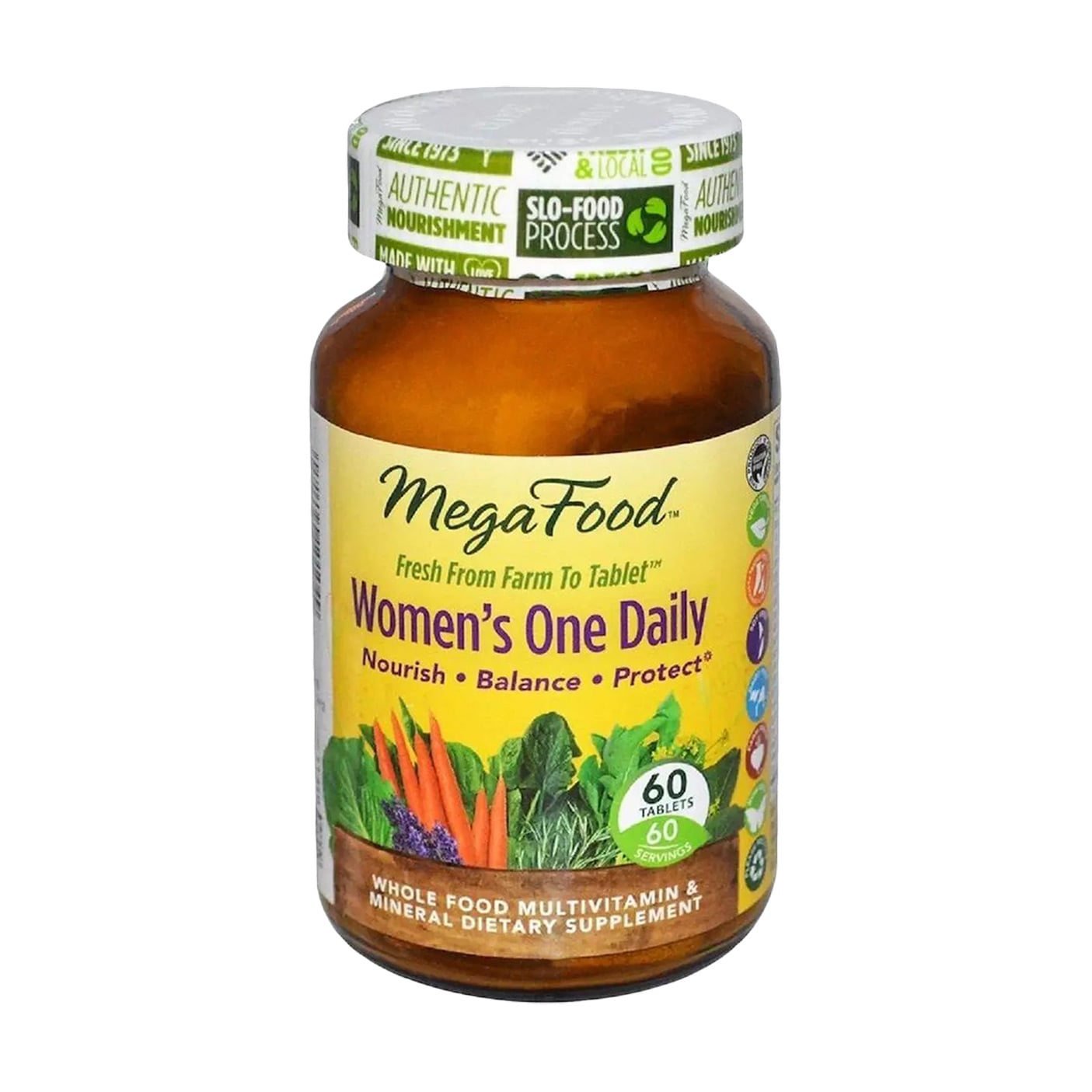 

Мультивітаміни для жінок Mega Food Women's One Daily, 60 таблеток