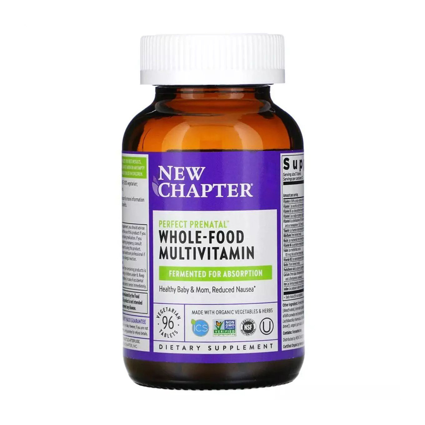 

Мультивітаміни New Chapter Perfect Prenatal для вагітних, 96 таблеток