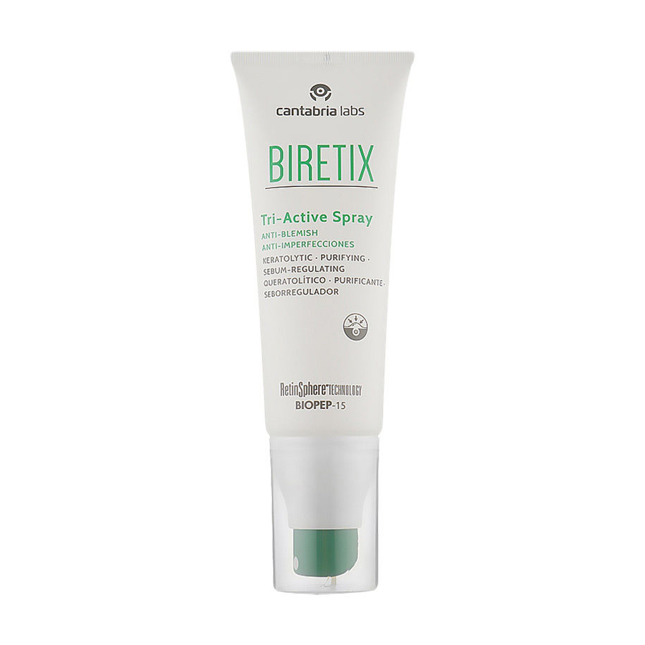 

Спрей для обличчя три-актив антиакне Cantabria Labs Biretix Tri-Active Spray Anti-Blemish, 100 мл