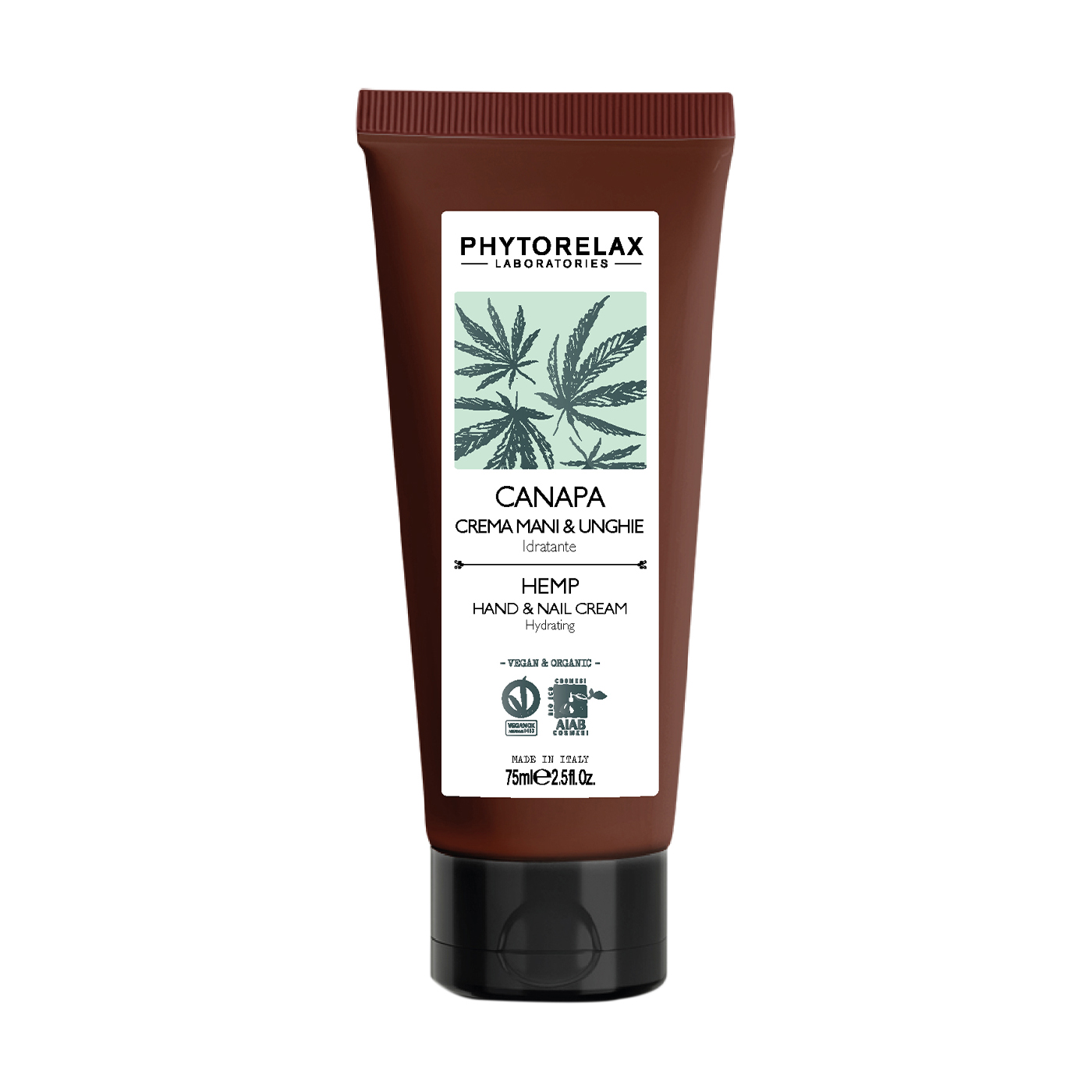 

Уцінка! Зволожувальний крем для рук та нігтів Phytorelax Laboratories Hemp Hand And Nail Cream, 75 мл