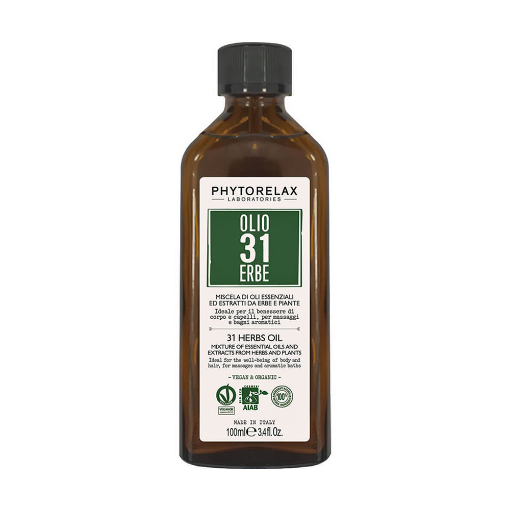 

Суміш ефірних олій та екстрактів Phytorelax Laboratories 31 Herbs Oil, 100 мл