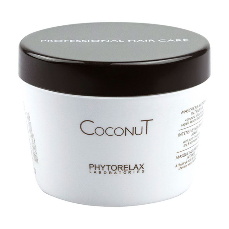 

Уцінка! Інтенсивна живильна маска Phytorelax Laboratories Coconut Intensive Nourishing Hair Mask для сухого та пошкодженого волосся, з кокосовою олією, 250 мл