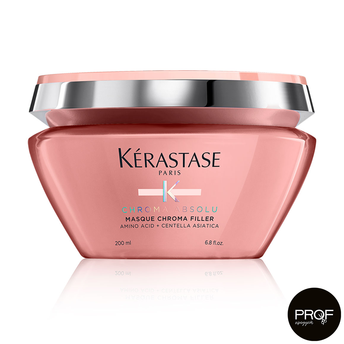 

Інтенсивна маска-філер Kerastase Chroma Absolu Masque Chroma Filler для живлення пористого фарбованого чутливого та пошкодженого волосся, 200 мл